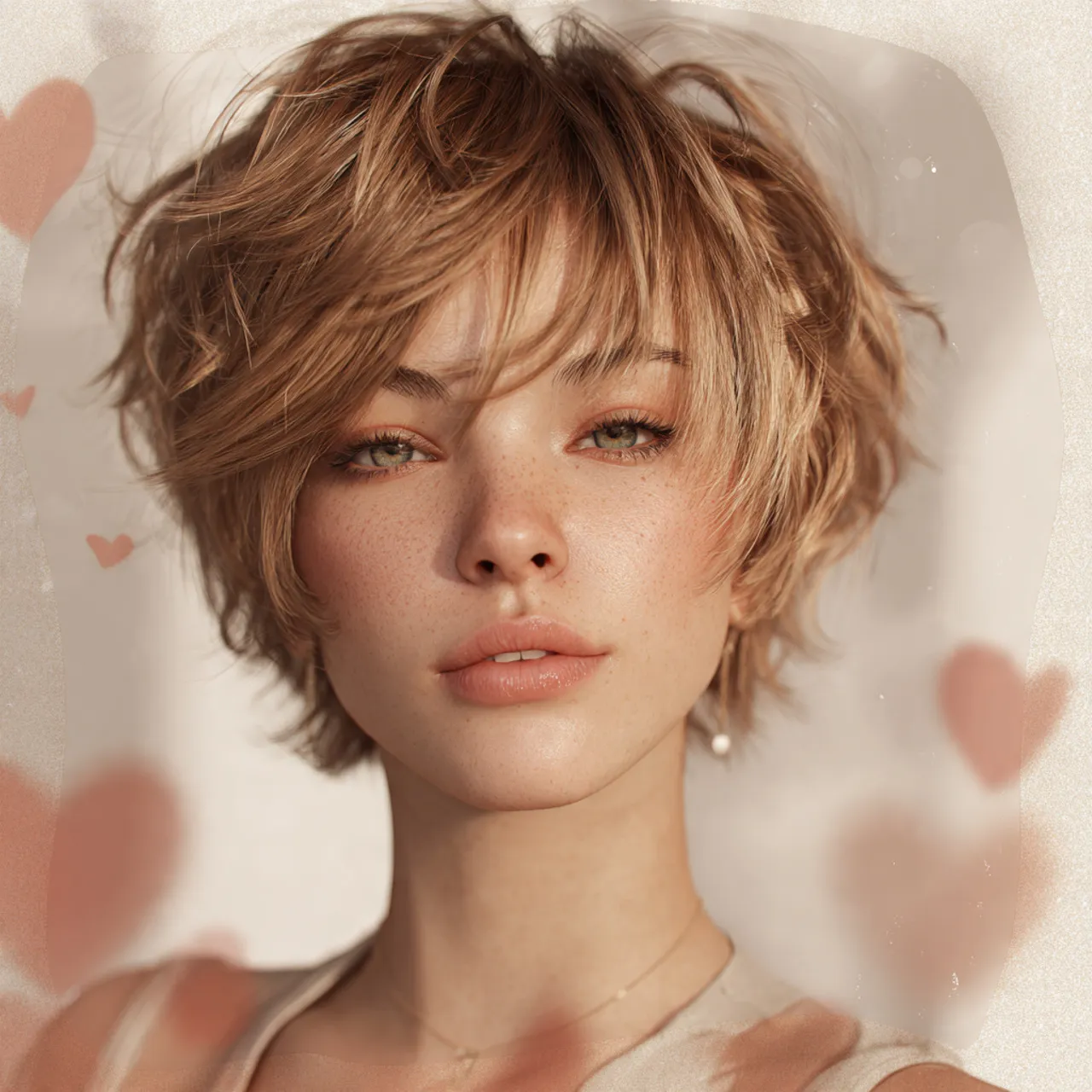 Modern Textured Jill Valentine Haircut Idea