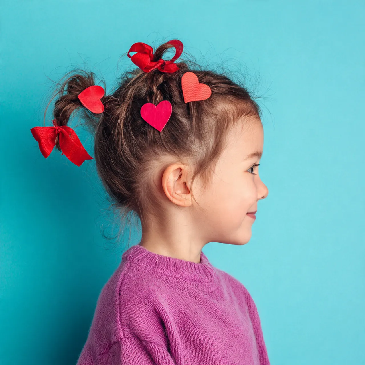 Playful Valentine Hairstyle Ideas for School
