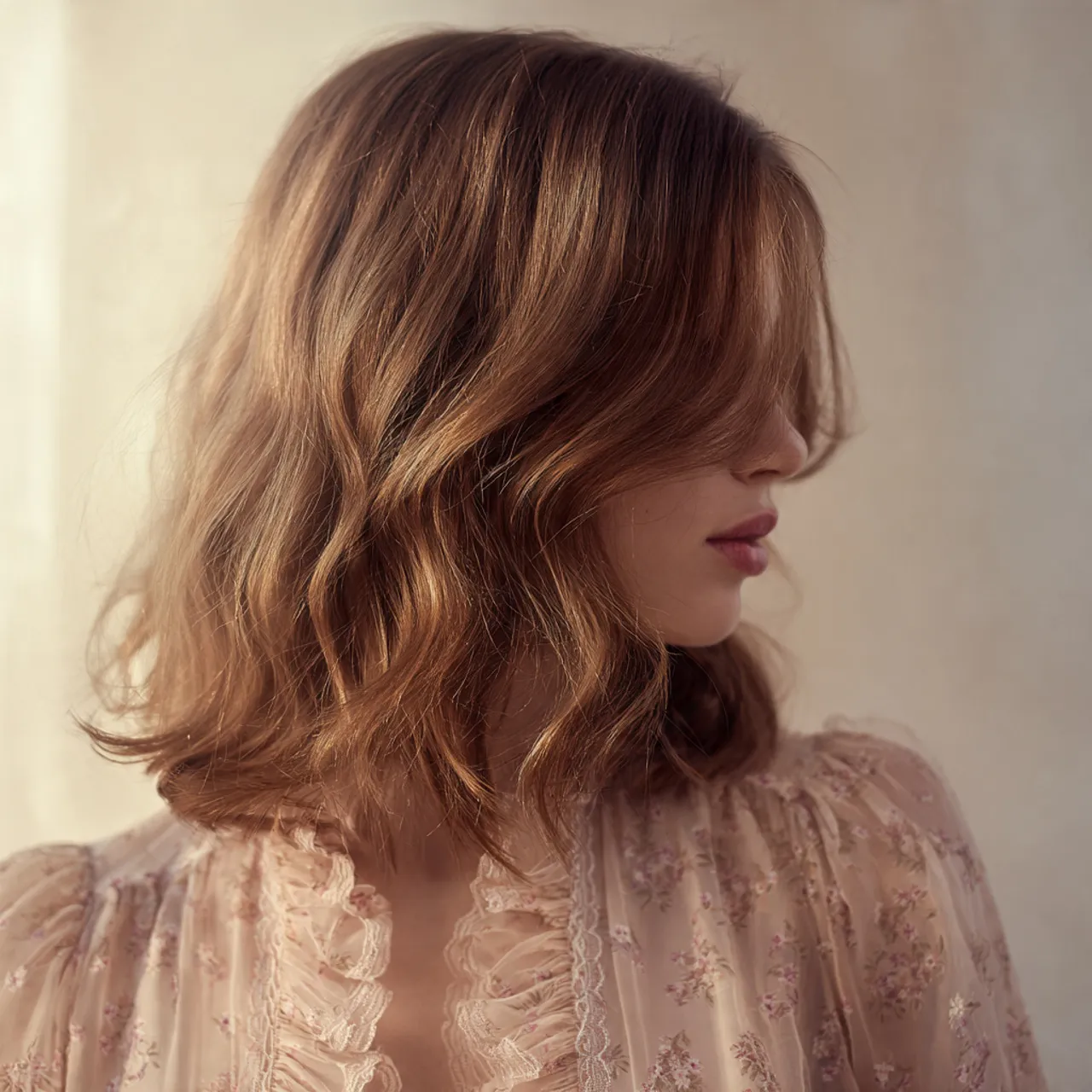 Romantic Medium Hair Ideas for Spring