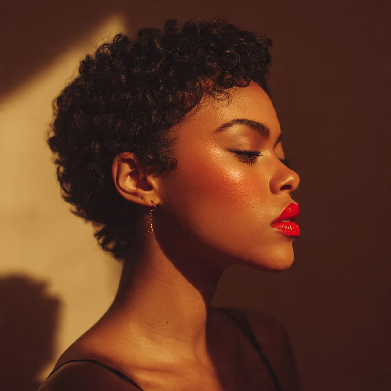 Short Natural Hair Valentine Ideas