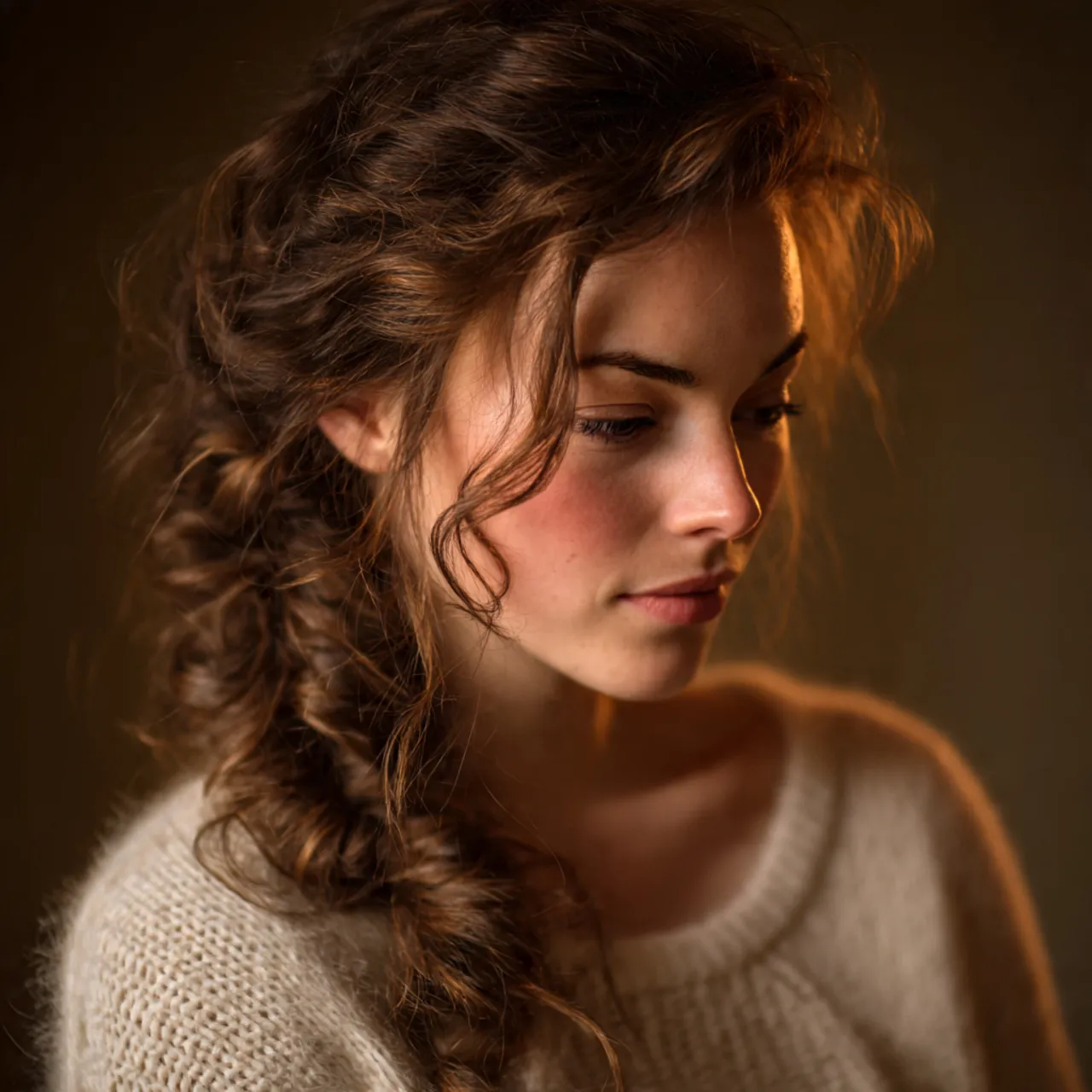 Side Braid Romantic Idea