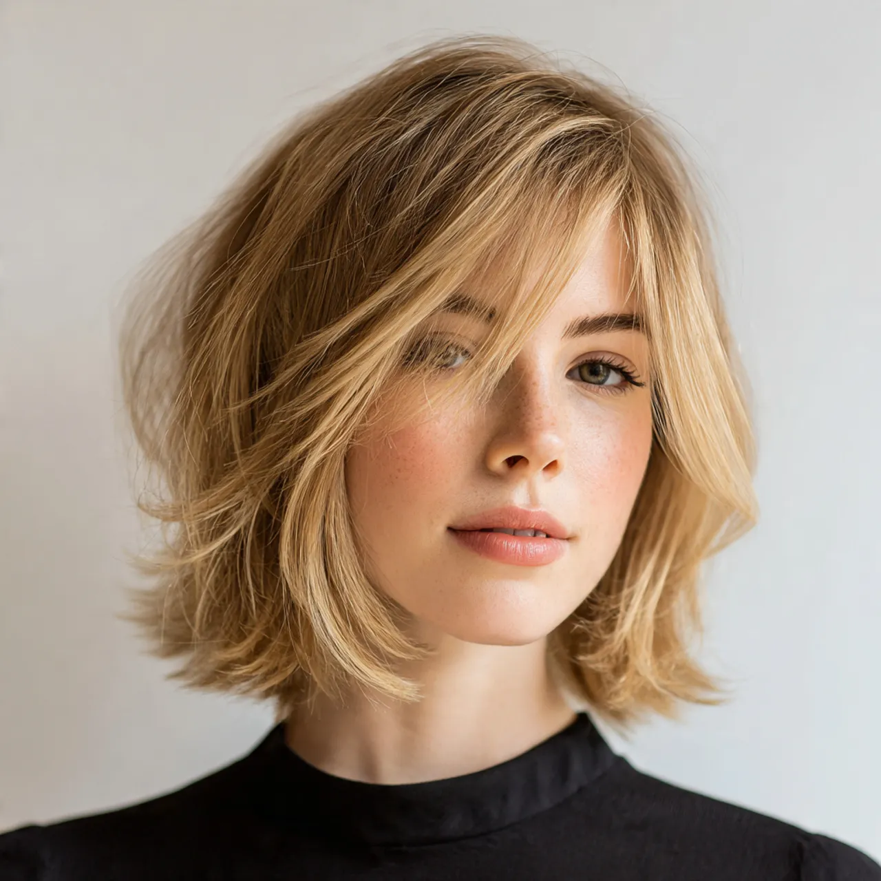 Soft Layered Bob Ideas