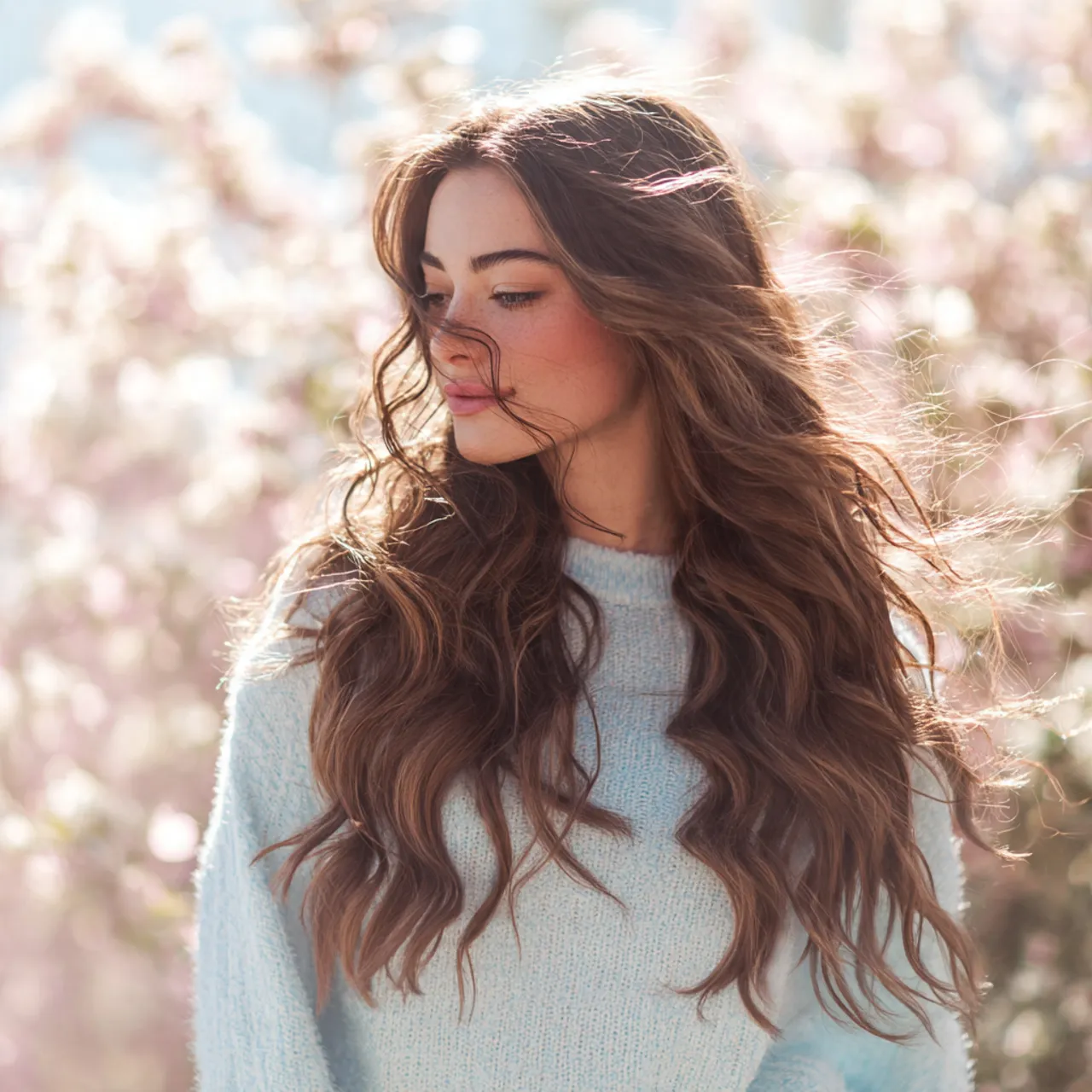 Soft Waves Spring Hair Idea
