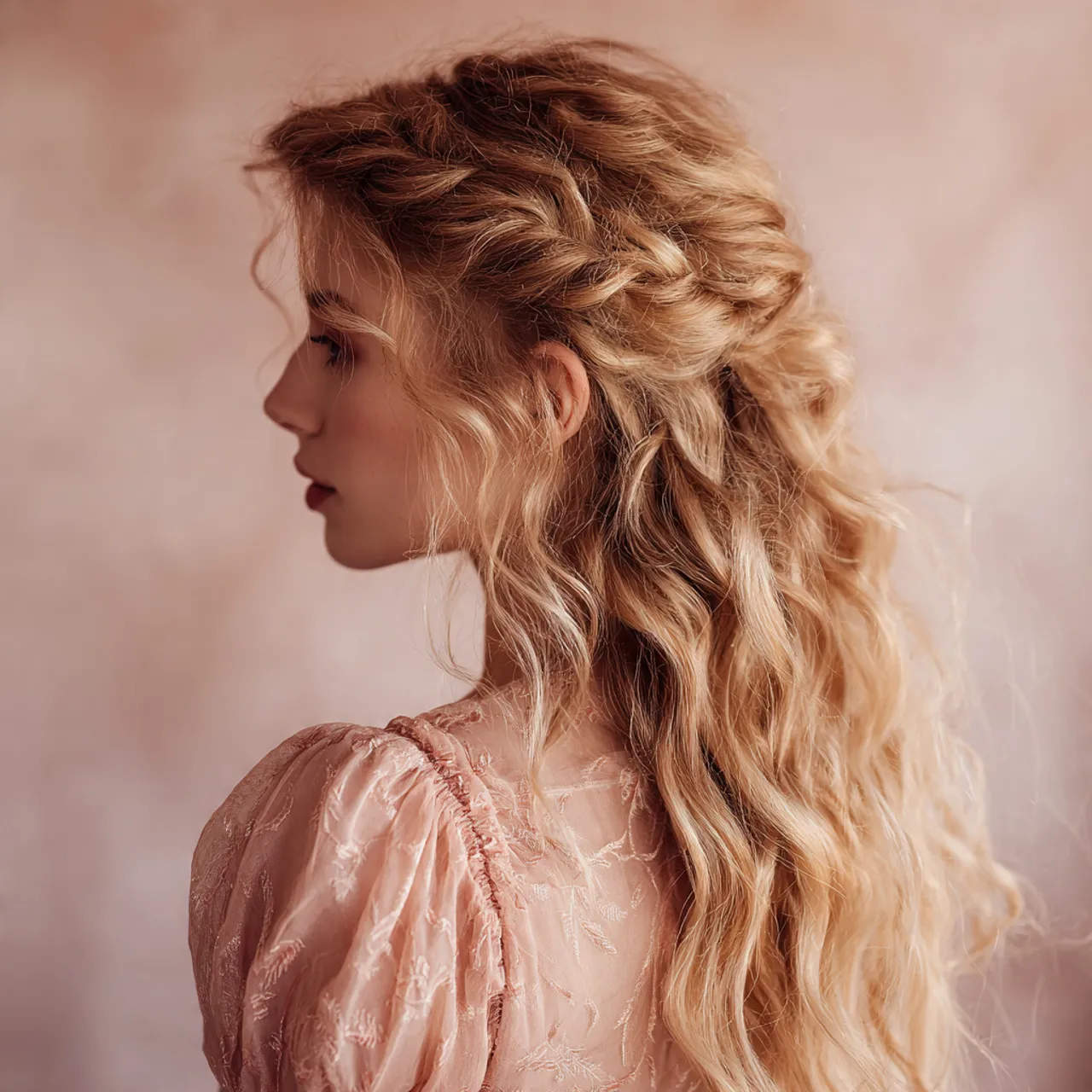 Soft Waves with Braids Valentine Ideas