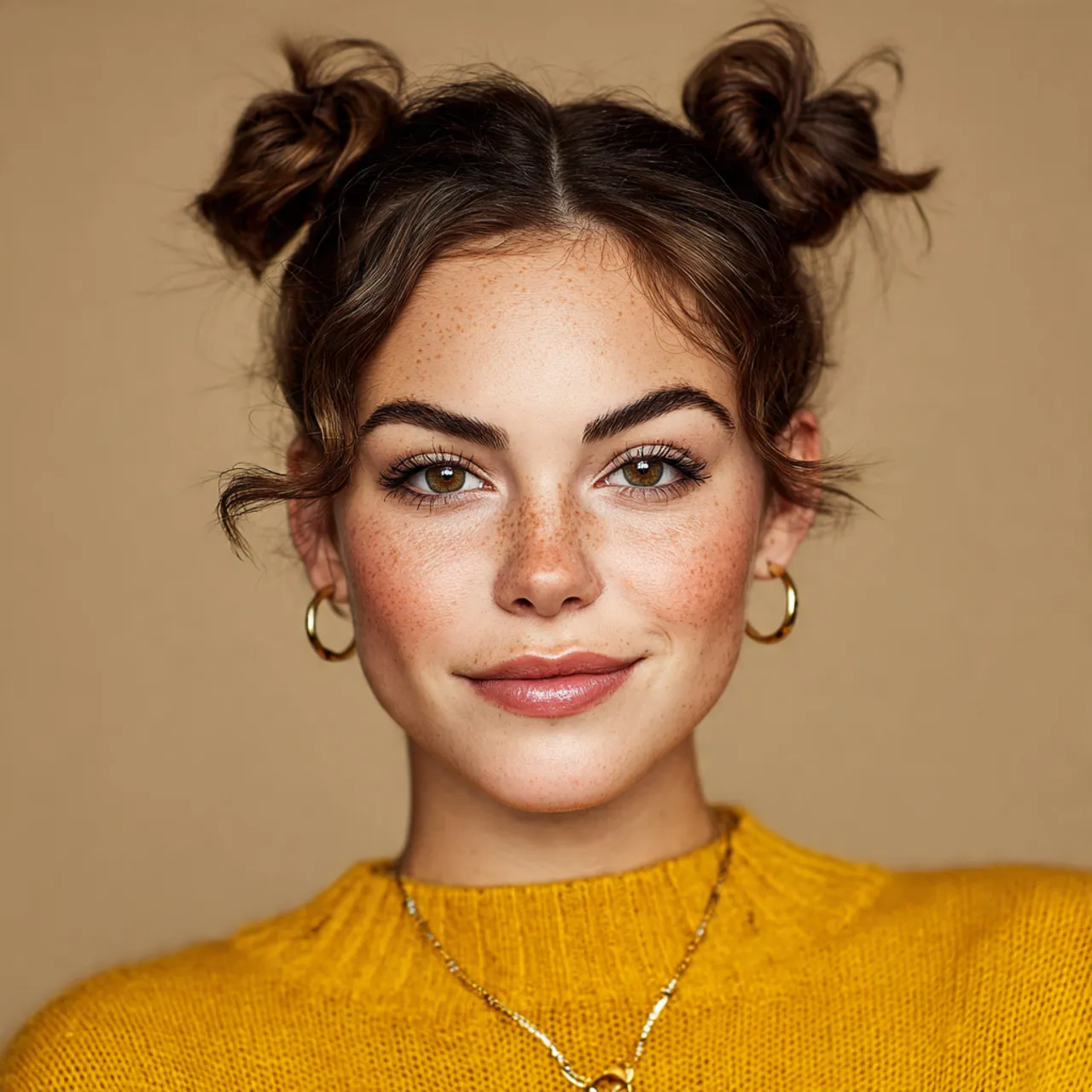 Space Buns Valentine Hair Ideas