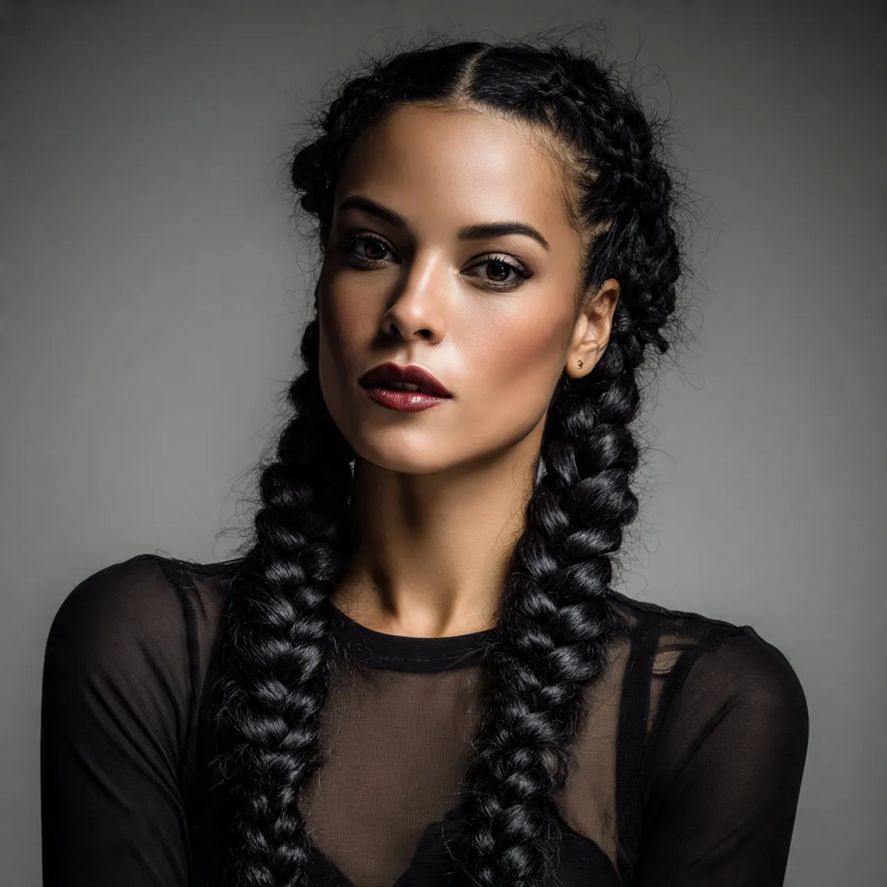 Statement Braids for Valentine Ideas