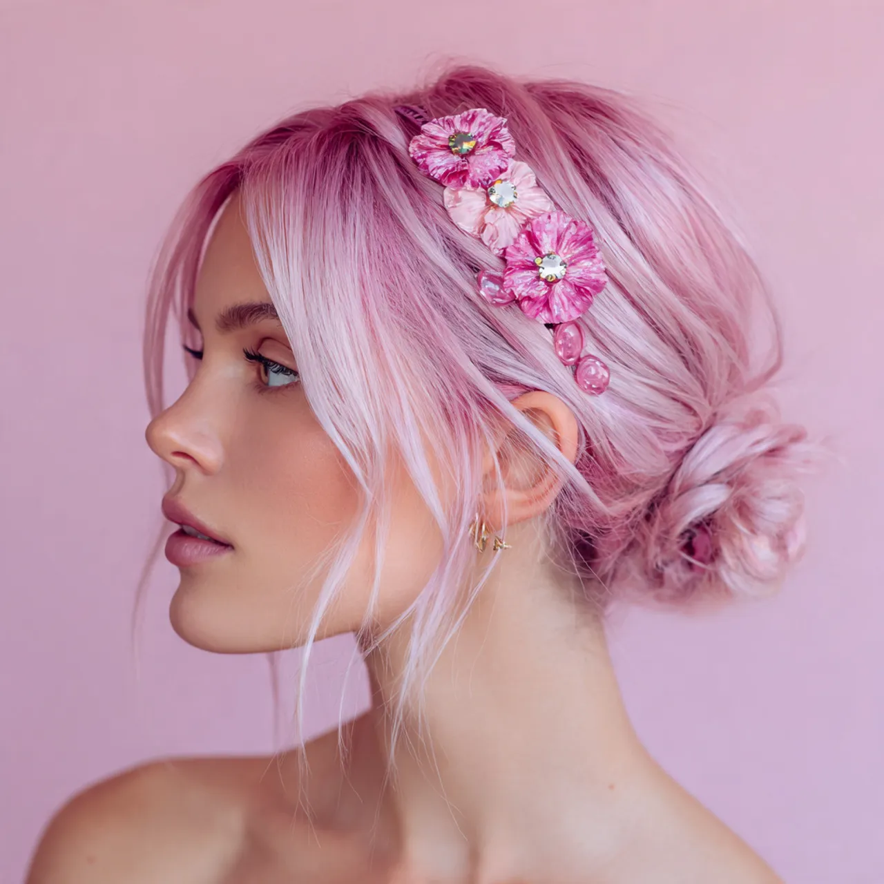 Statement accessory hairstyle ideas