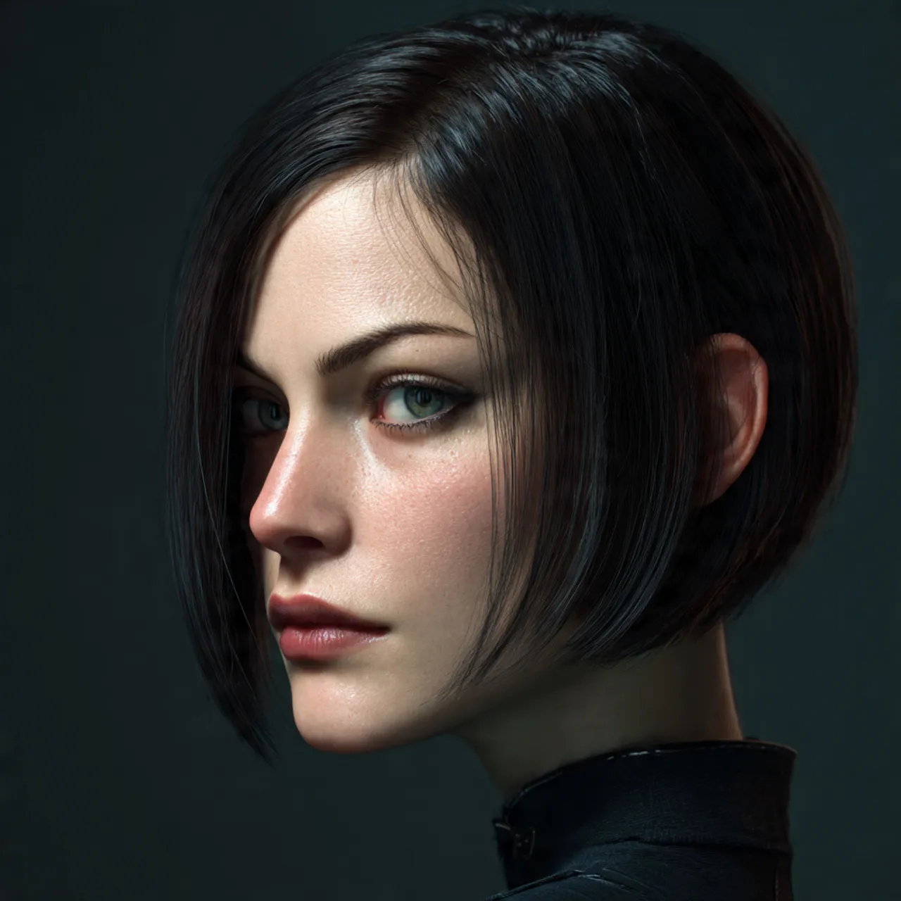Straight Precision Jill Valentine Haircut Idea