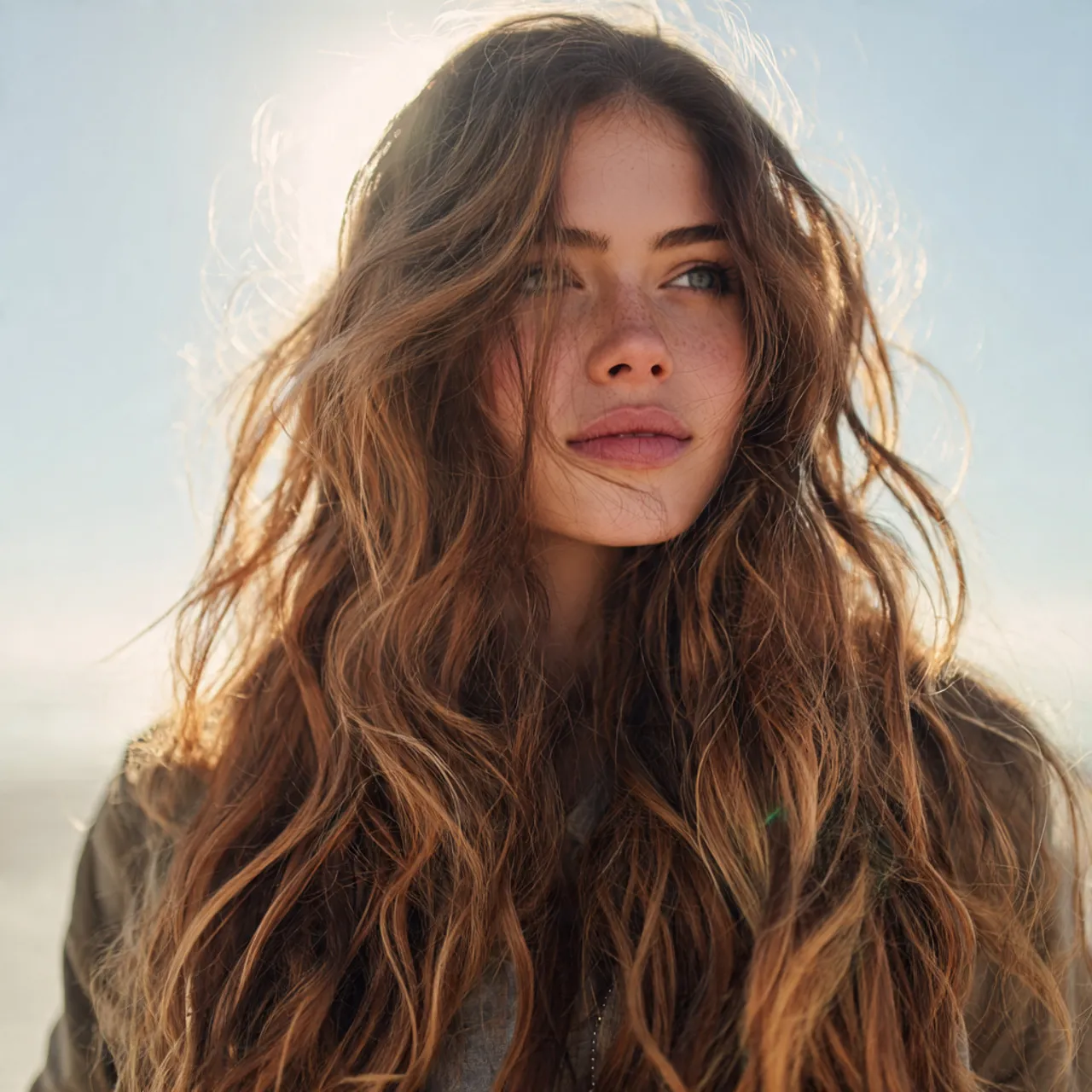 Textured Beach Hair Idea