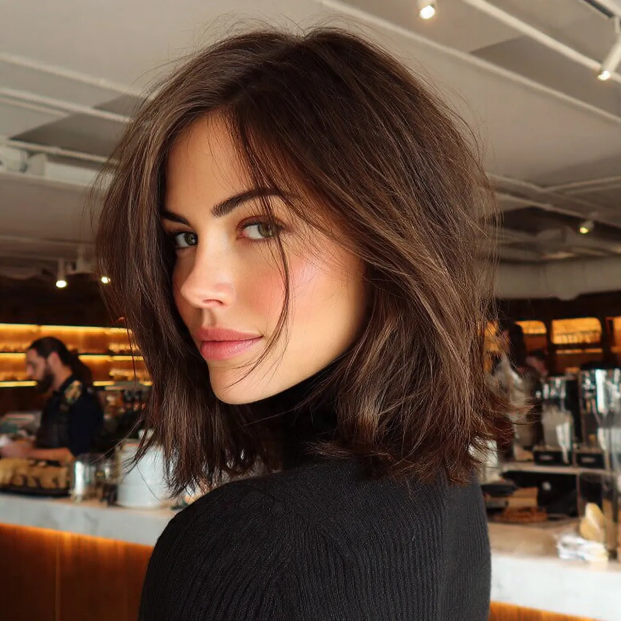 Textured Lob Spring Hair Ideas