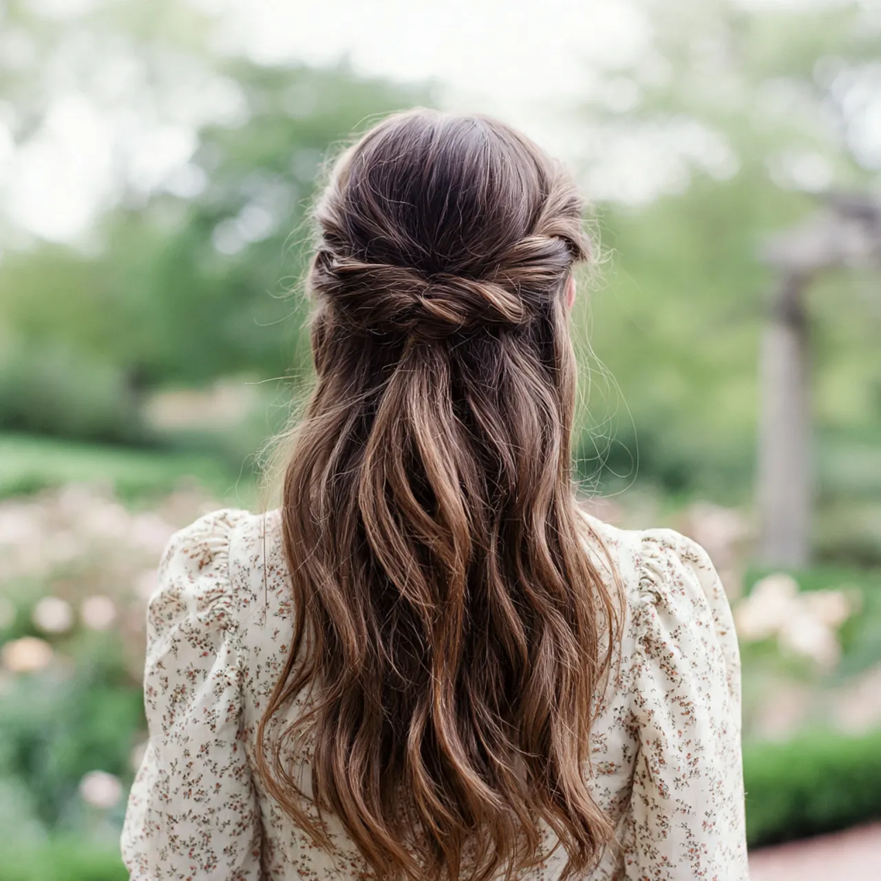 Twisted Half-Up Style Idea