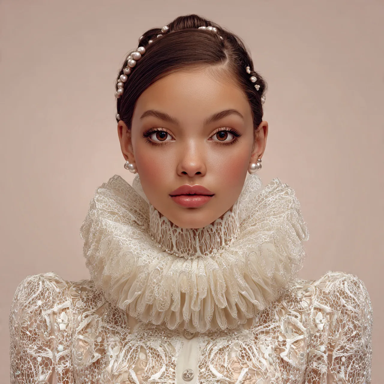 Valentine Hair with Pearls Ideas