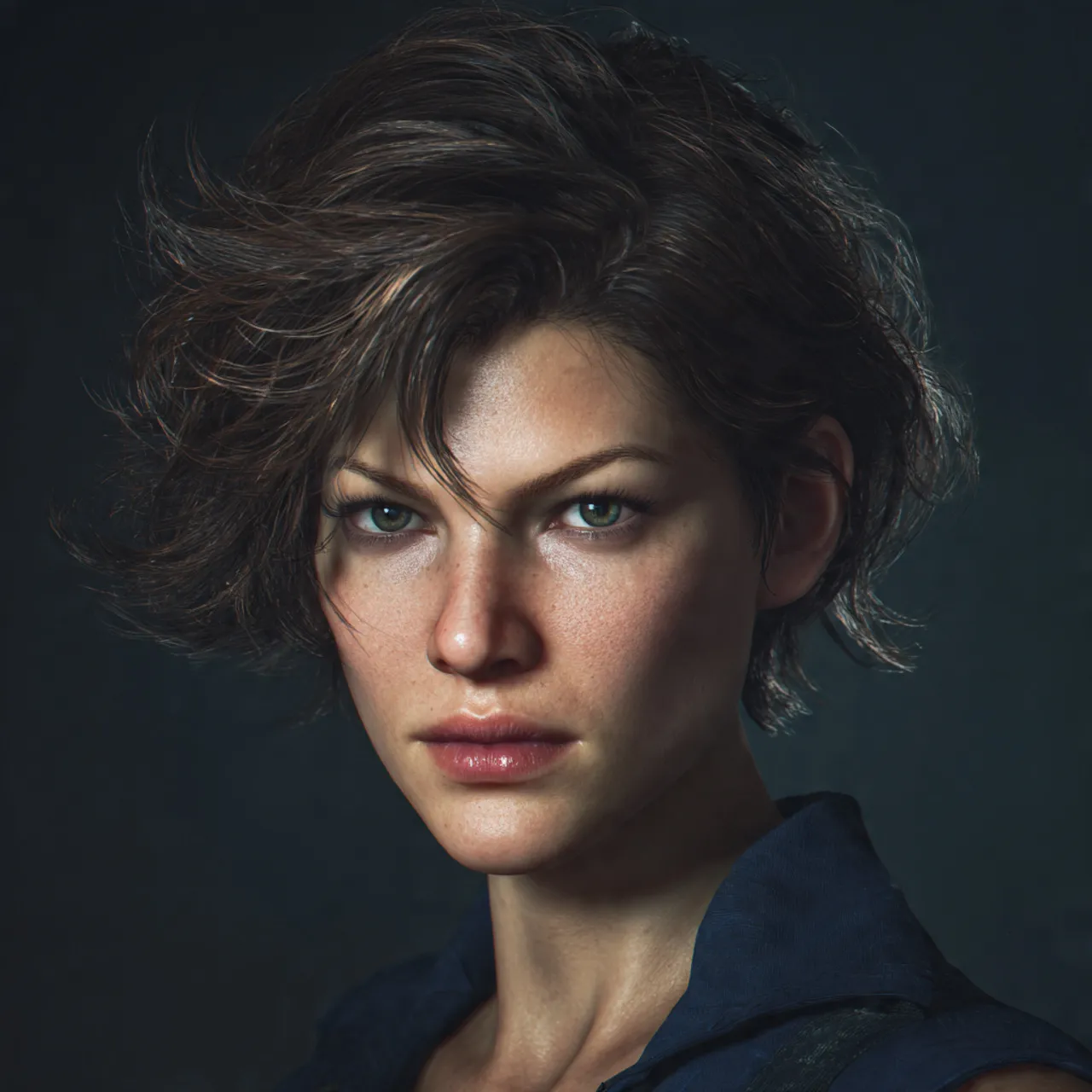 Voluminous Jill Valentine Haircut Idea
