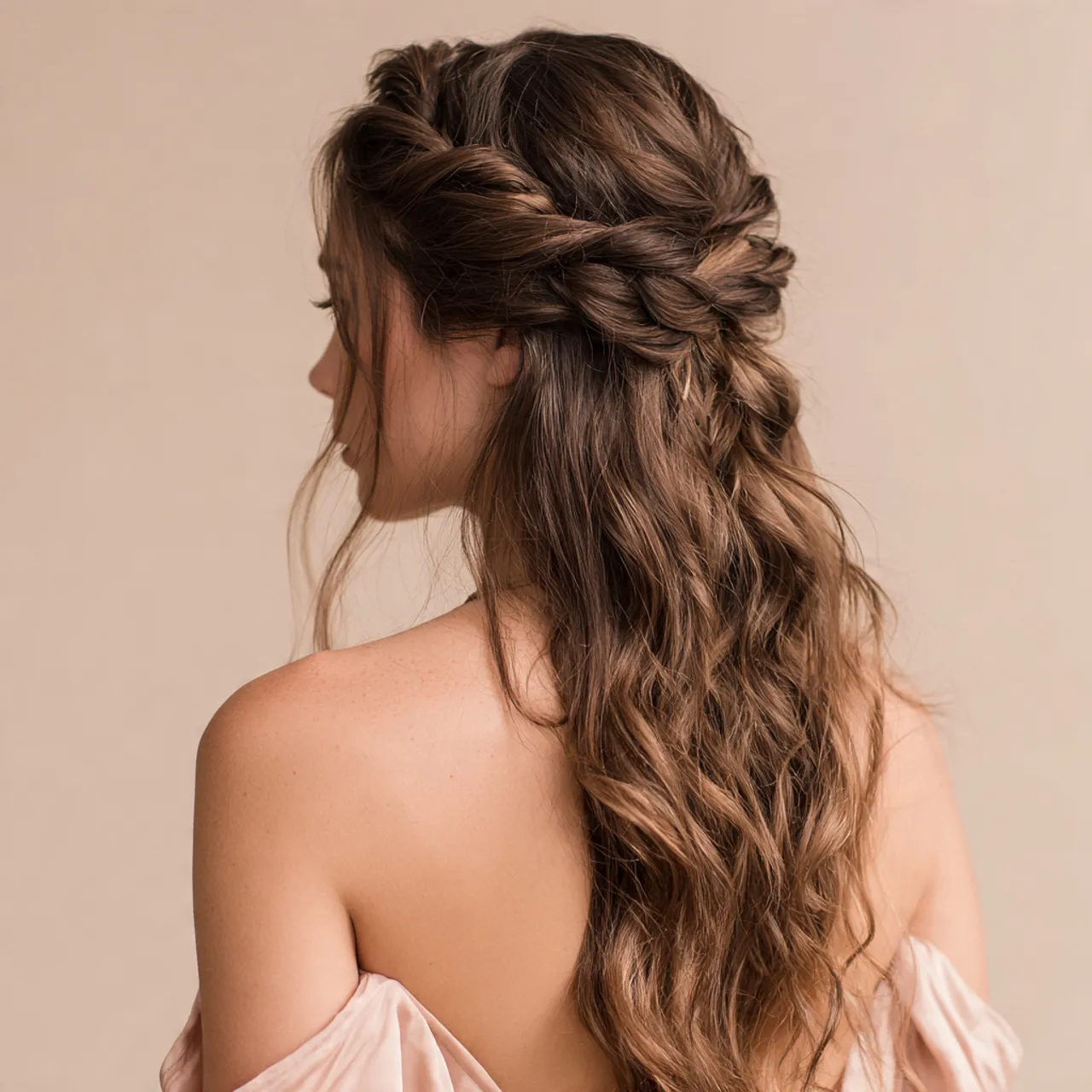 Waterfall Braid Valentines Hairstyle Ideas