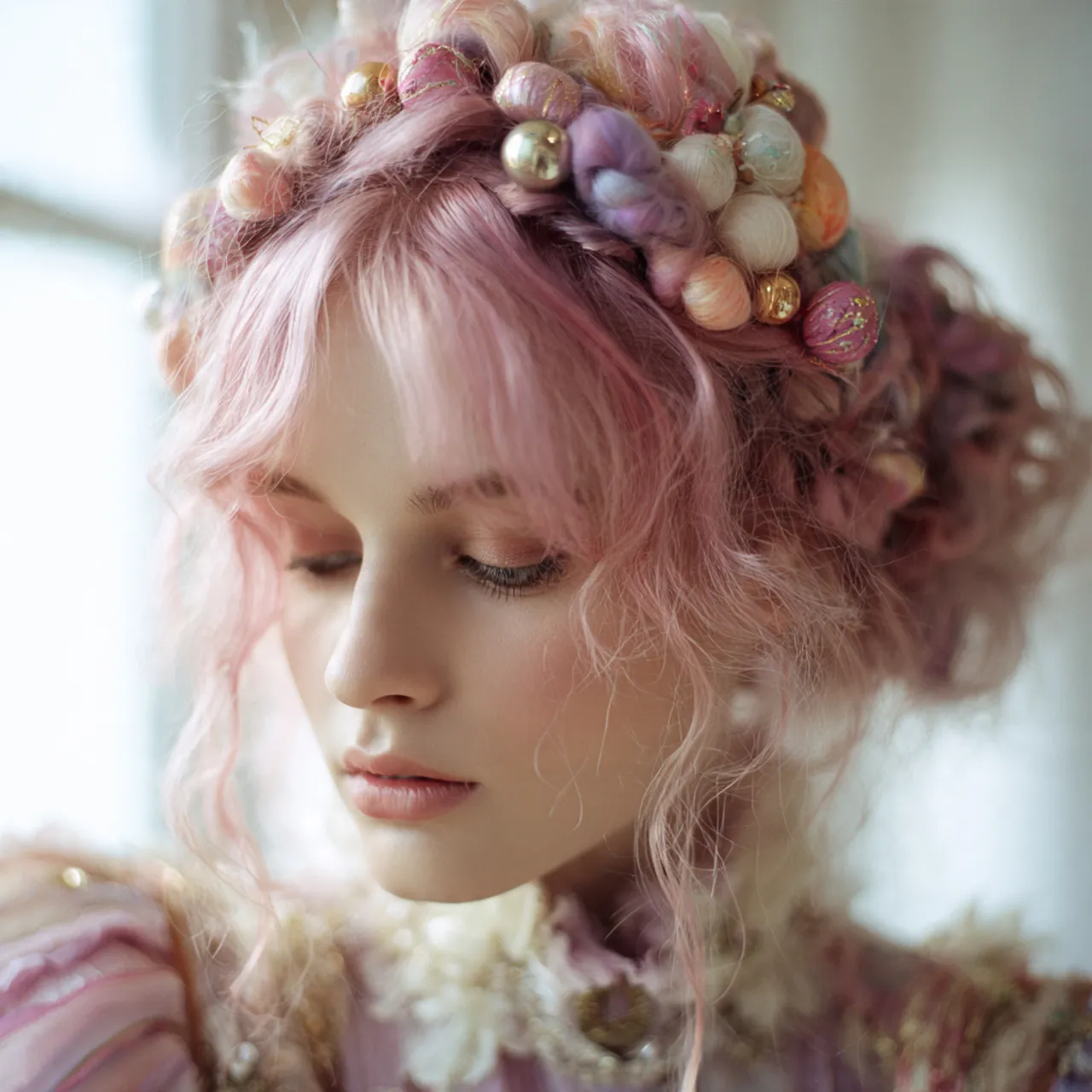 Whimsical Hair Accessory Valentine Hairstyles Ideas