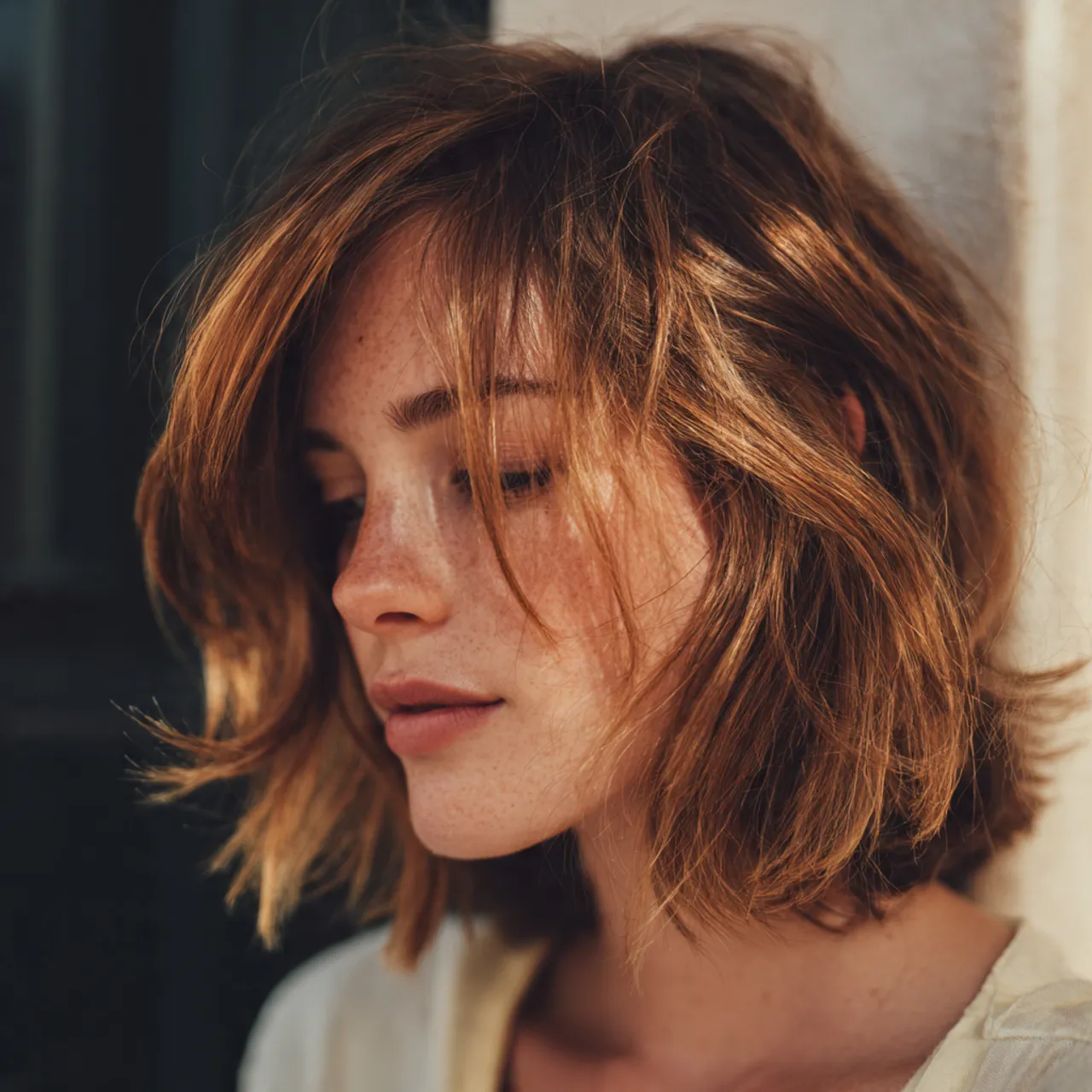 Wispy layered lob ideas