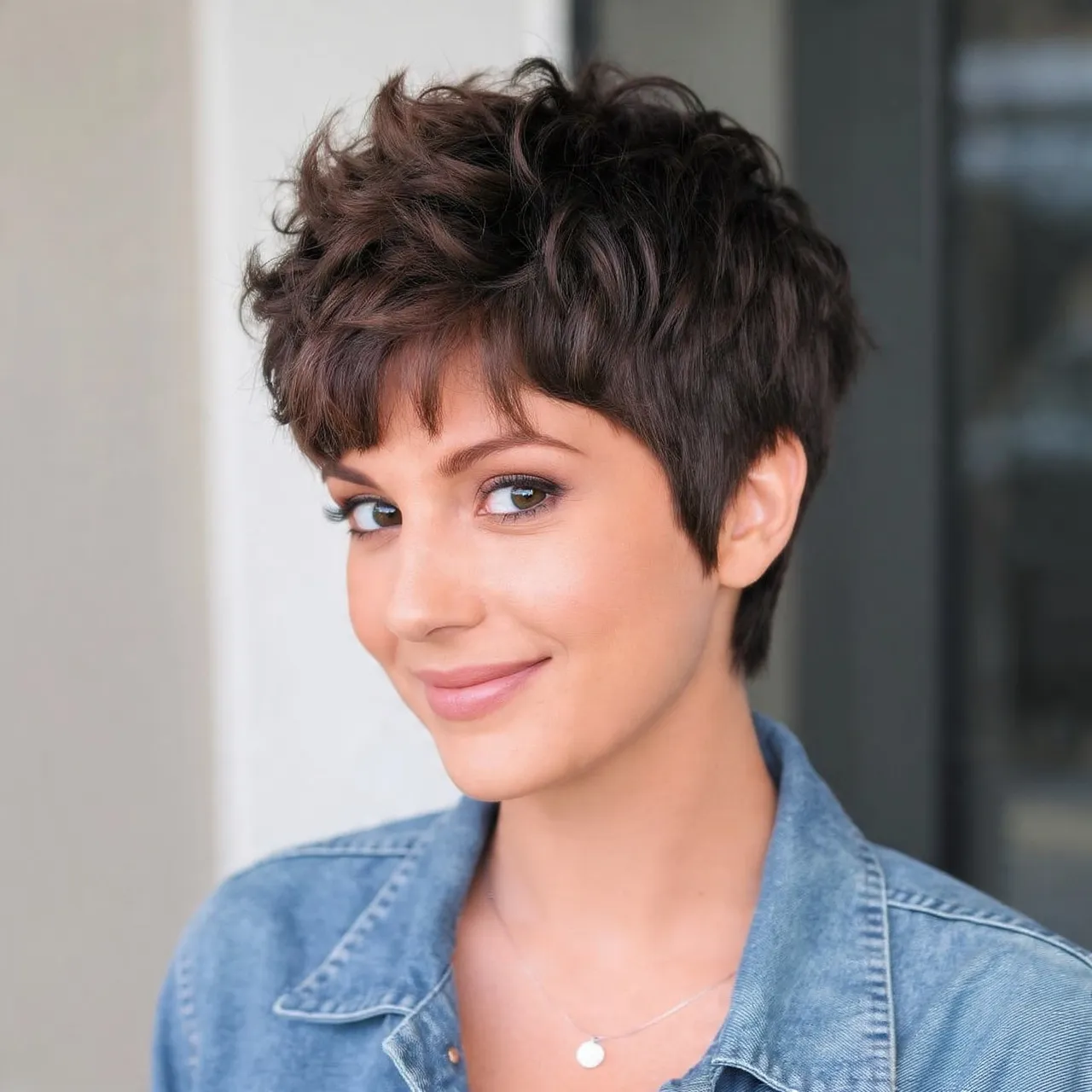 90s Pixie Cut for Thick Hair Ideas