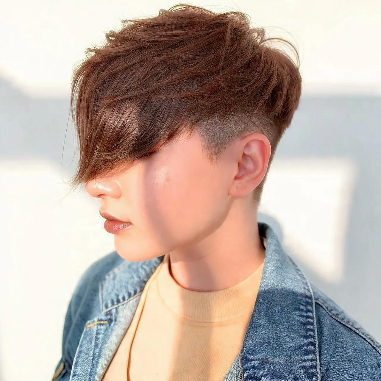 90s Pixie Cut with Long Bangs Ideas