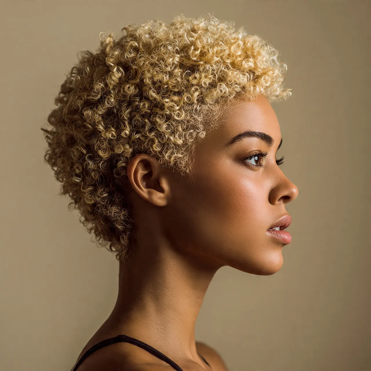 23 Stunning Short Afro Hairstyles Ideas to Inspire You 7 Blonde Short Afro Ideas