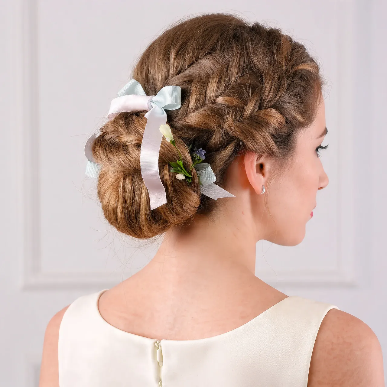 27 Stunning Easter Hairstyles for Women Ideas to Celebrate Spring 20 Braided Bun Updo Ideas