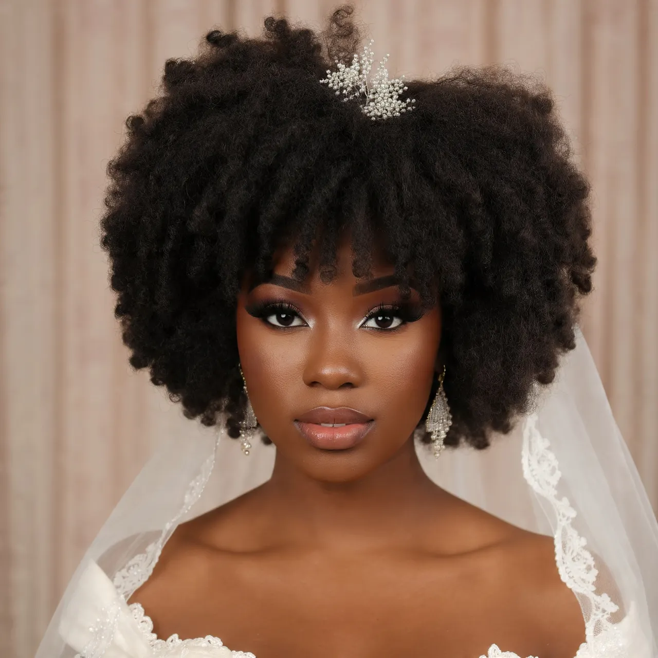 Bridal Natural Afro Ideas