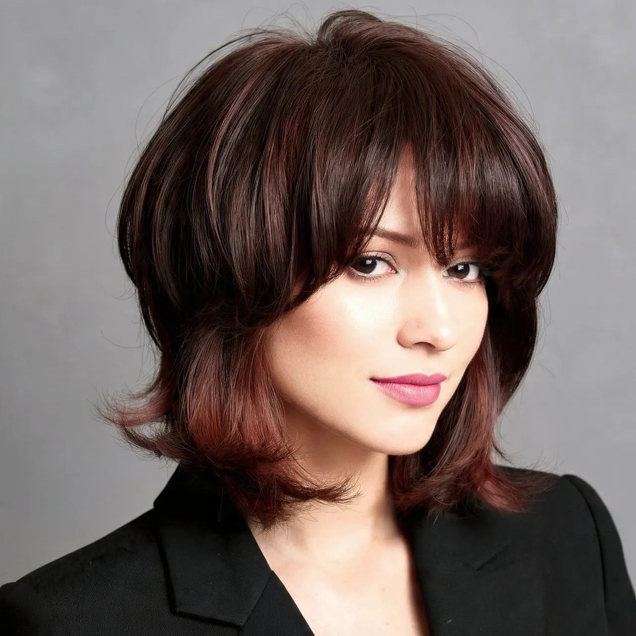 25 Short Shaggy Haircuts Ideas for Effortless Style and Texture 13 Brunette Layered Shag Ideas
