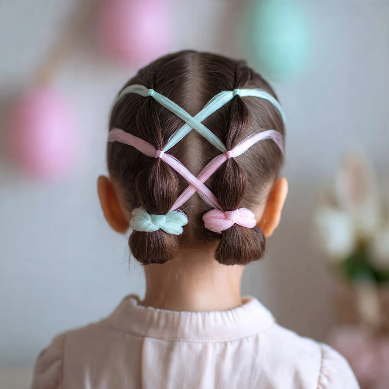 Criss Cross Easter Hair Ideas