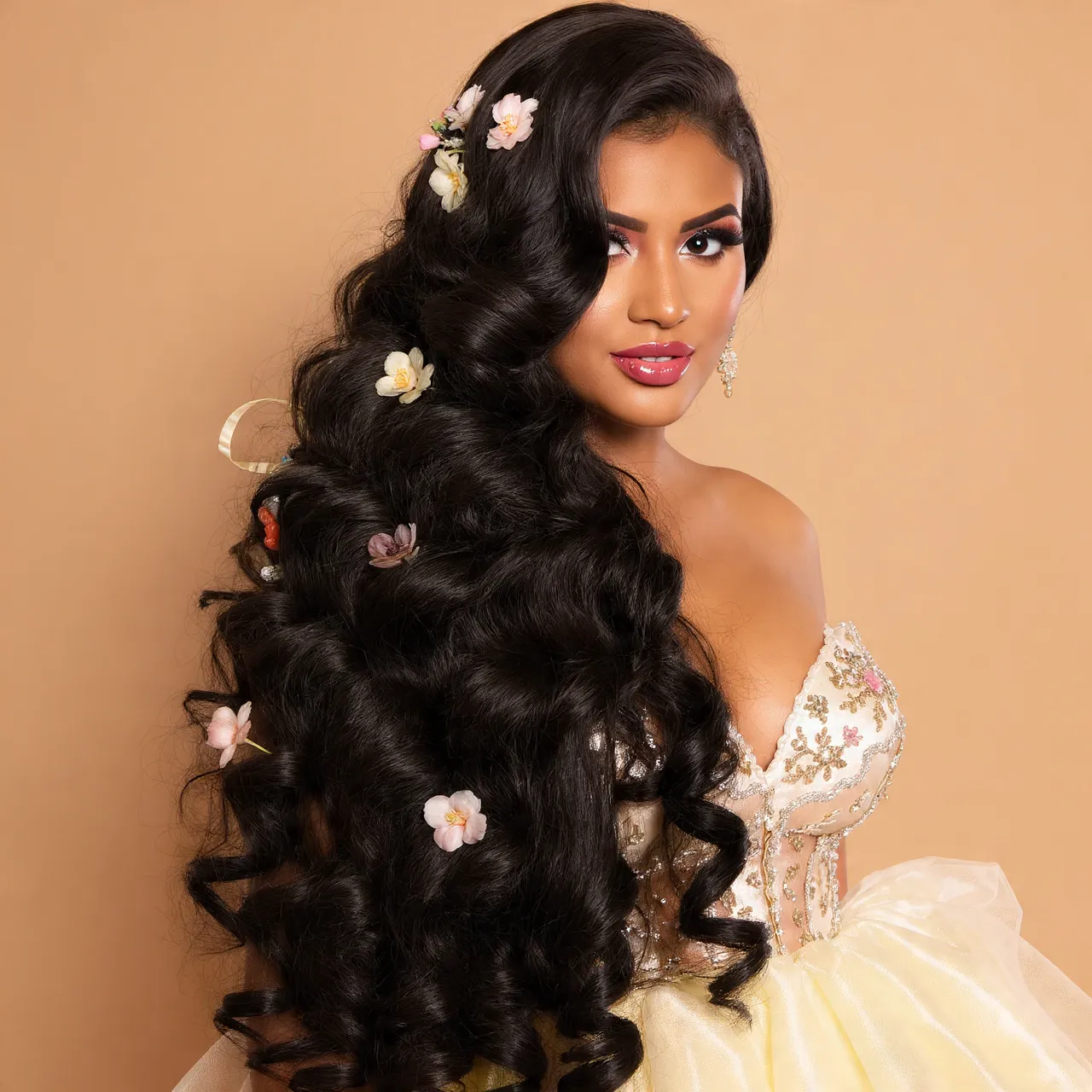 25 Beautiful Hairstyles for Easter Ideas to Celebrate Spring in Style 22 Long Hair Easter Glam Ideas