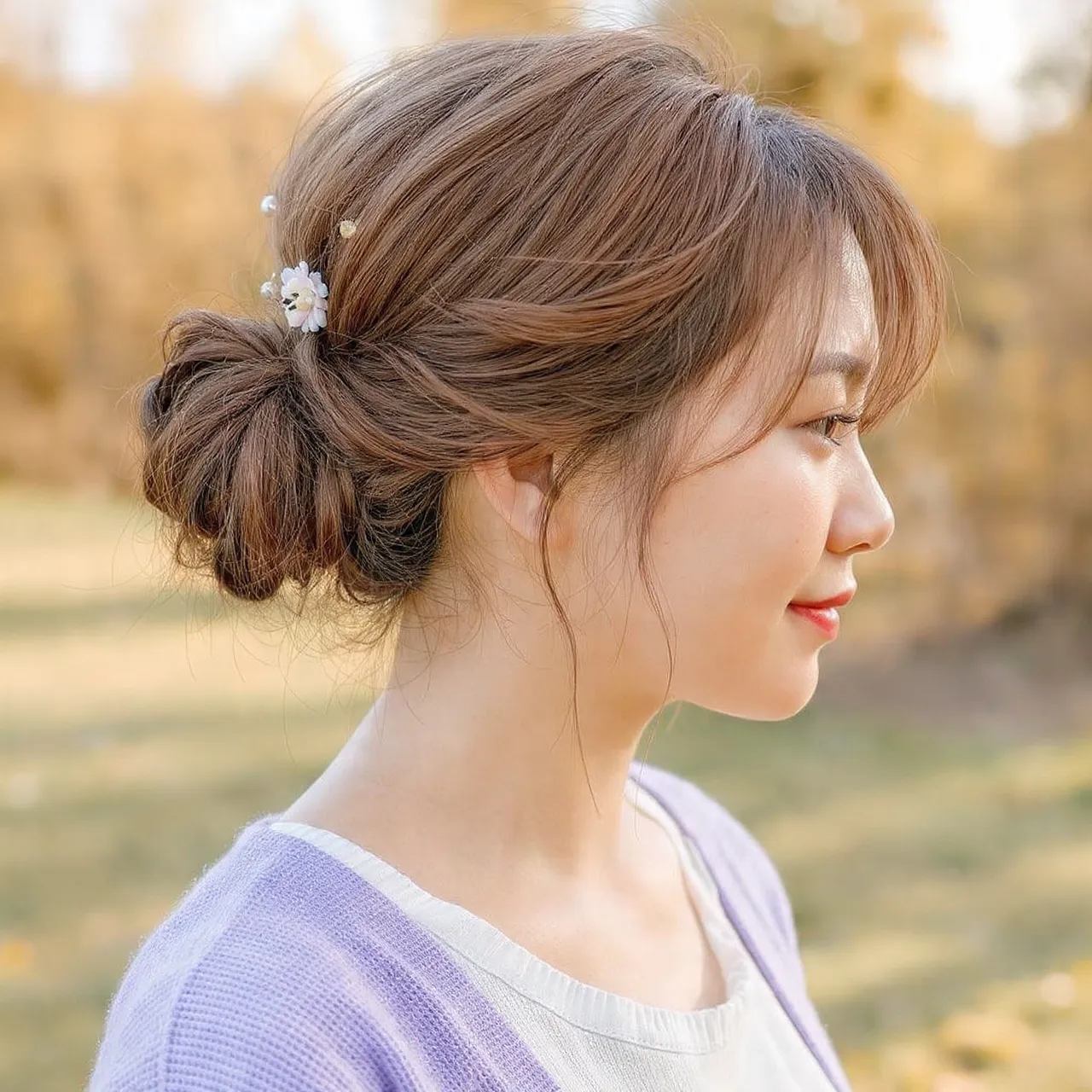 27 Stunning Easter Hairstyles for Women Ideas to Celebrate Spring 5 Low Messy Bun Ideas