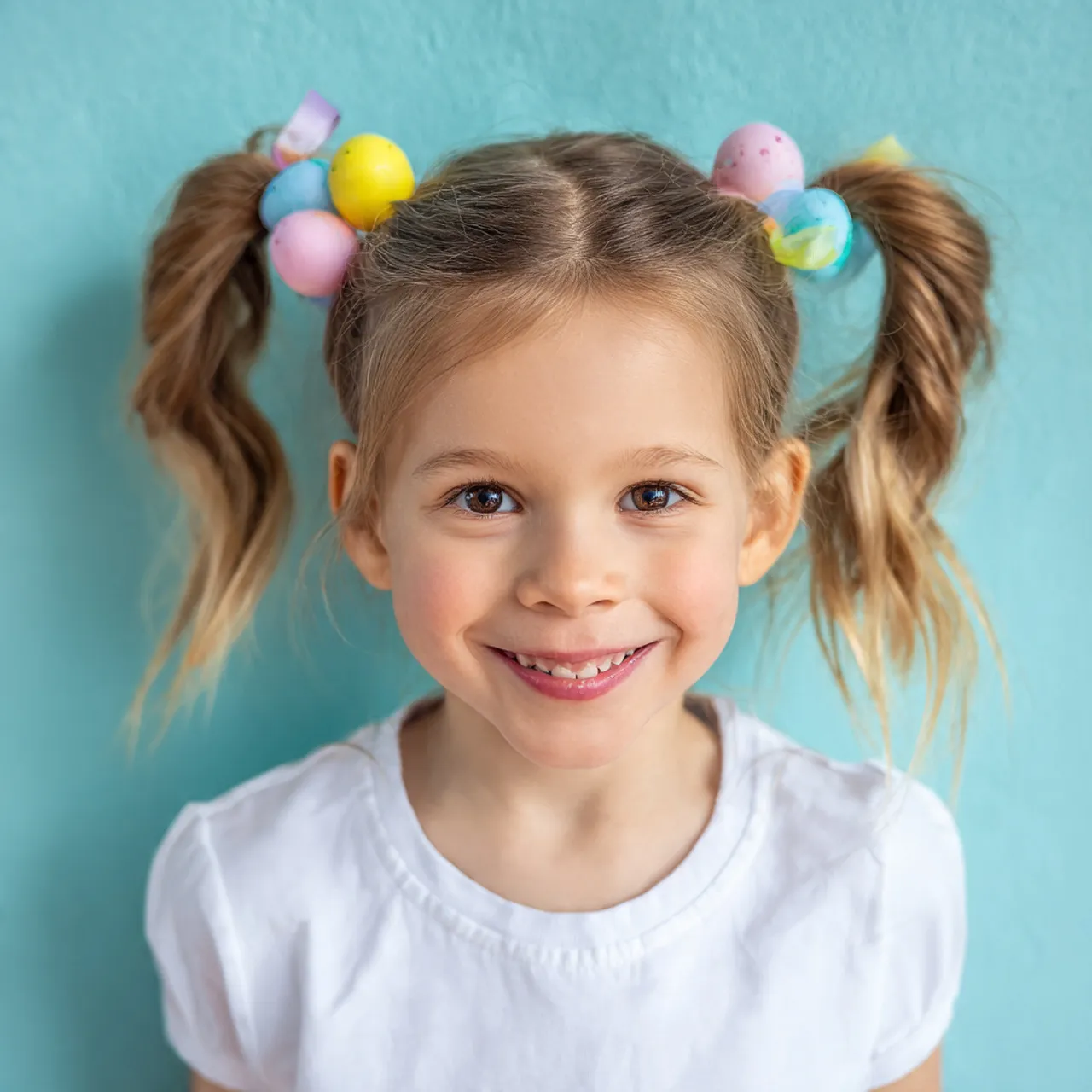 Pigtail Easter Hair Ideas