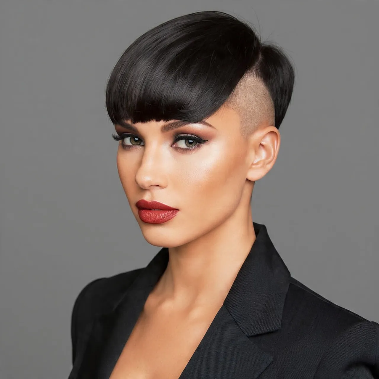 Pixie Cut with Micro Bangs Ideas