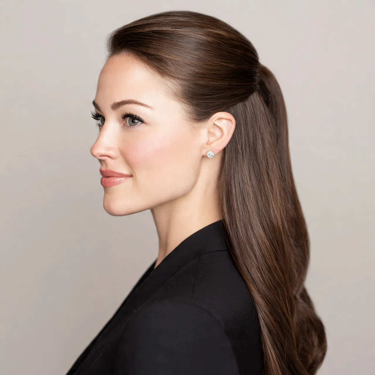 Polished Half Up Half Down Hairstyles Ideas