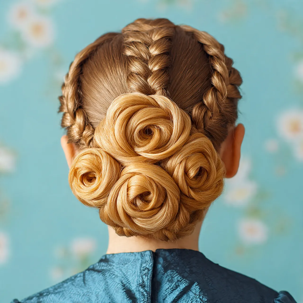 Rosette Braid Hairstyle Ideas