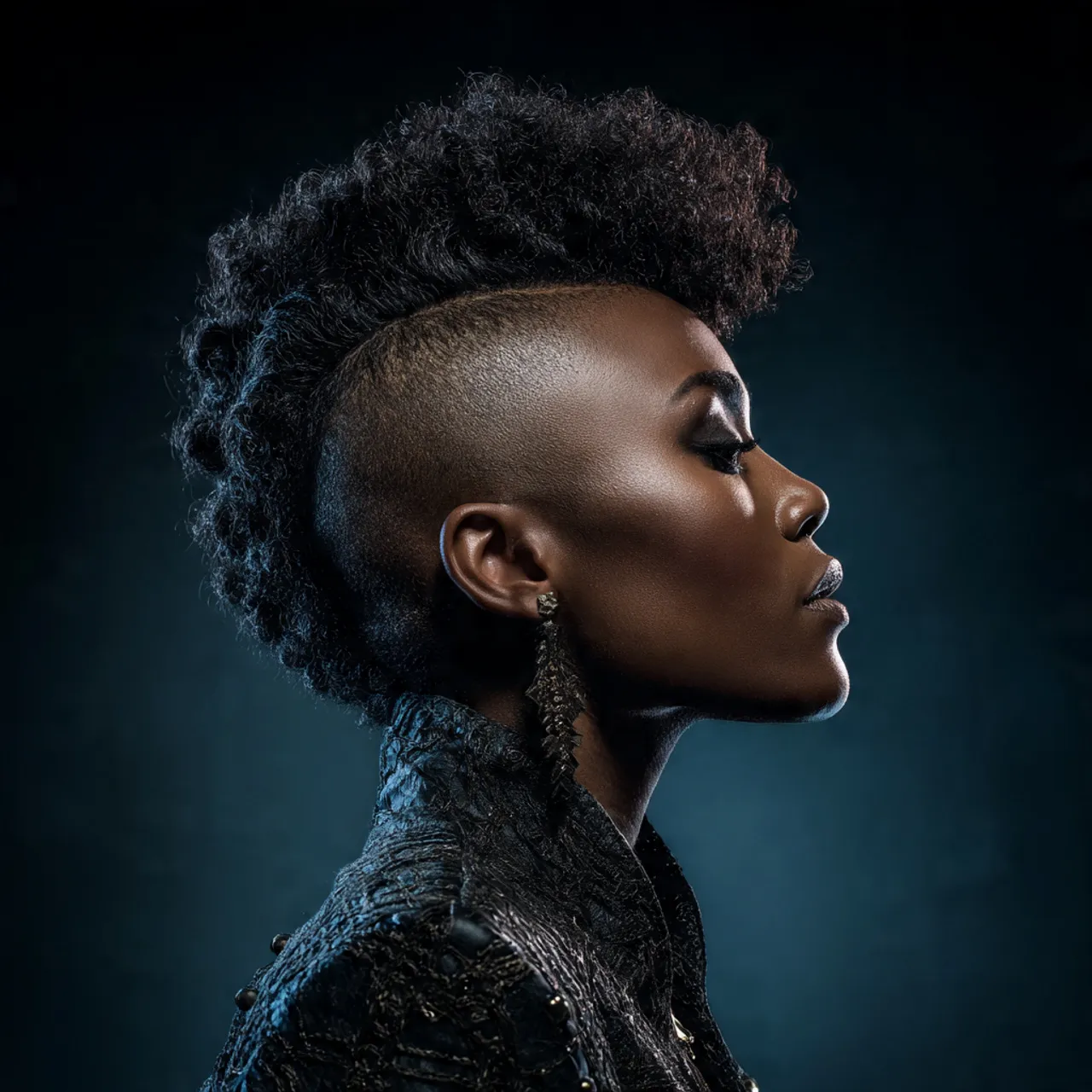 23 Stunning Short Afro Hairstyles Ideas to Inspire You 18 Short Afro Mohawk Ideas