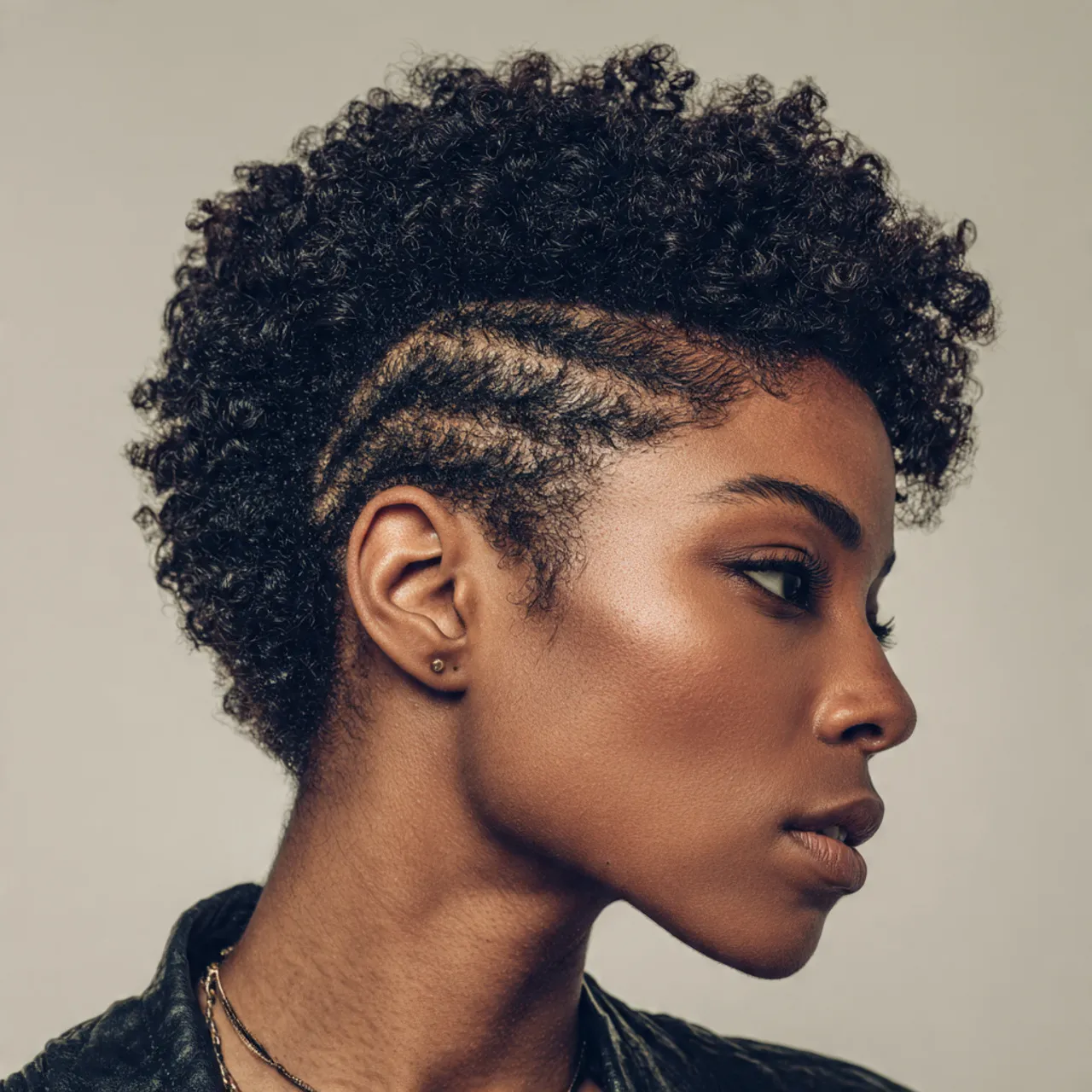 23 Stunning Short Afro Hairstyles Ideas to Inspire You 21 Short Afro with Zigzag Part Ideas