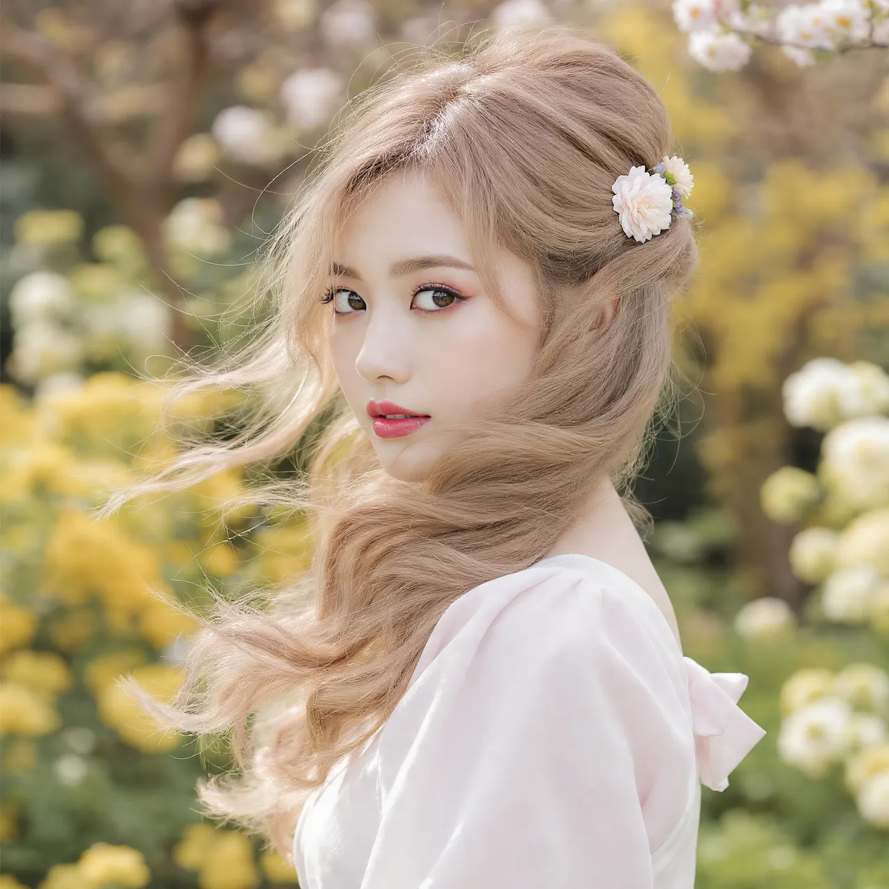 Side Swept Easter Hairstyle Ideas