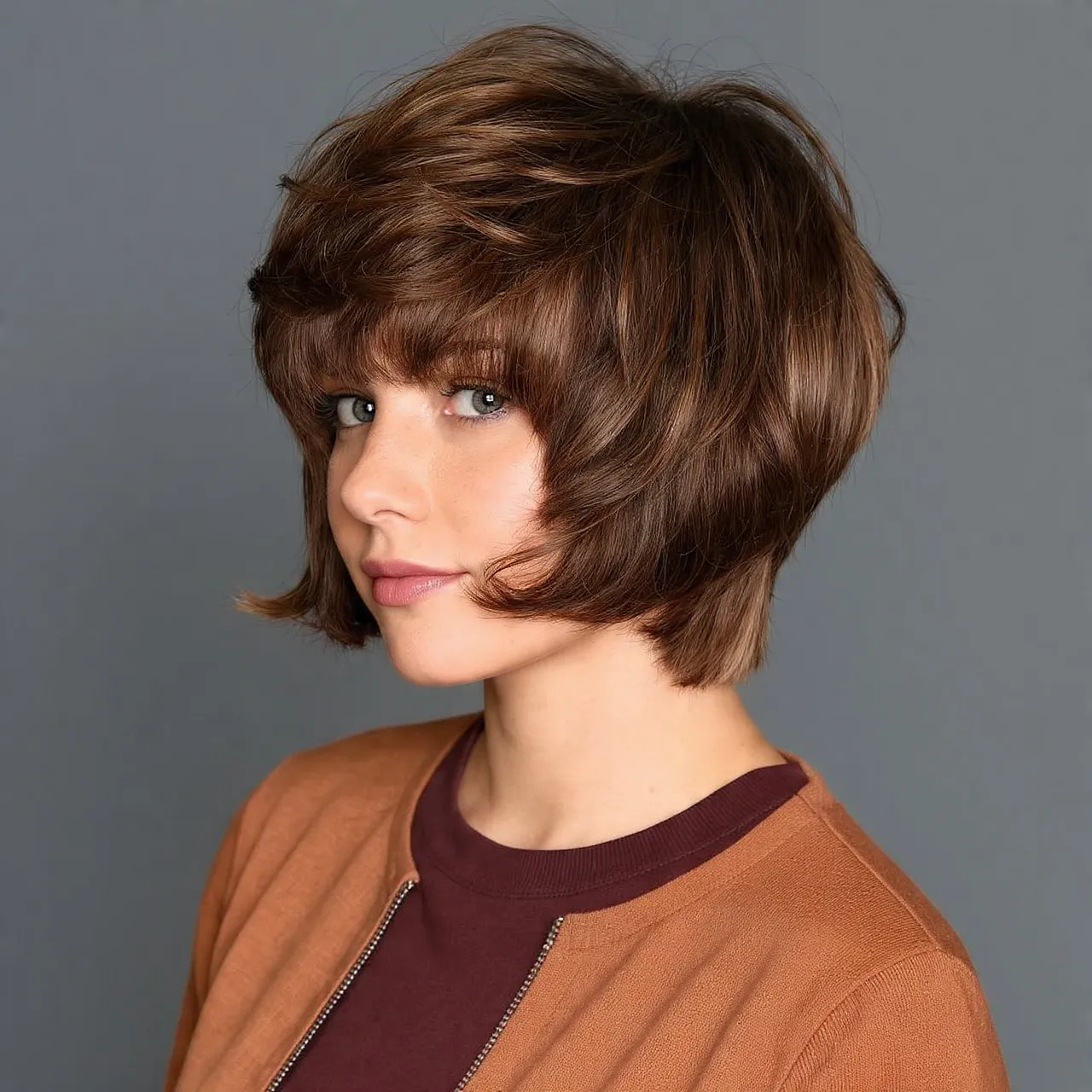 25 Short Shaggy Haircuts Ideas for Effortless Style and Texture 22 Thick Hair Short Shag Ideas