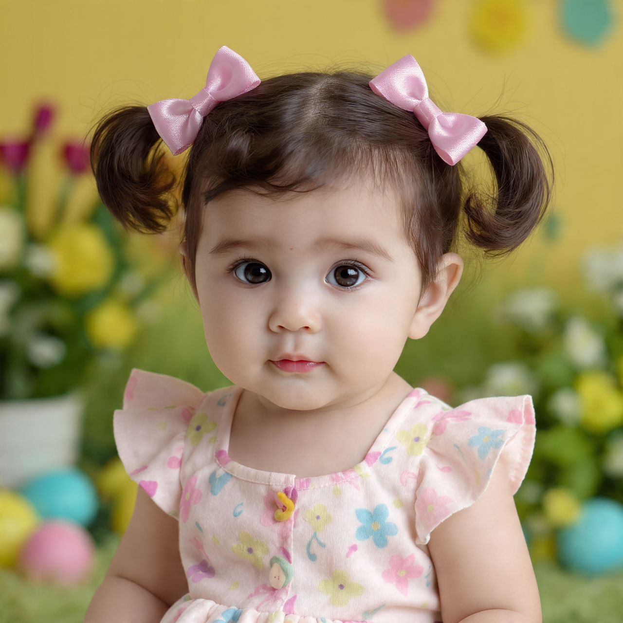 25 Cute Hairstyles for Easter Ideas to Brighten Your Spring Celebration 19 Toddler Easter Pigtail Ideas
