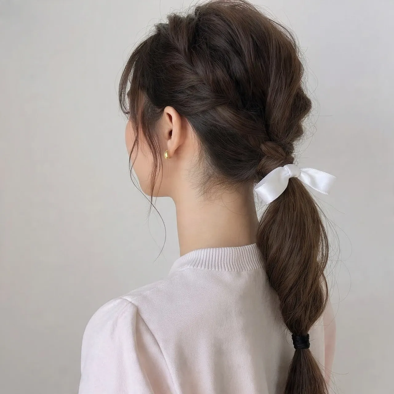 27 Stunning Easter Hairstyles for Women Ideas to Celebrate Spring 23 Twisted Low Ponytail Ideas