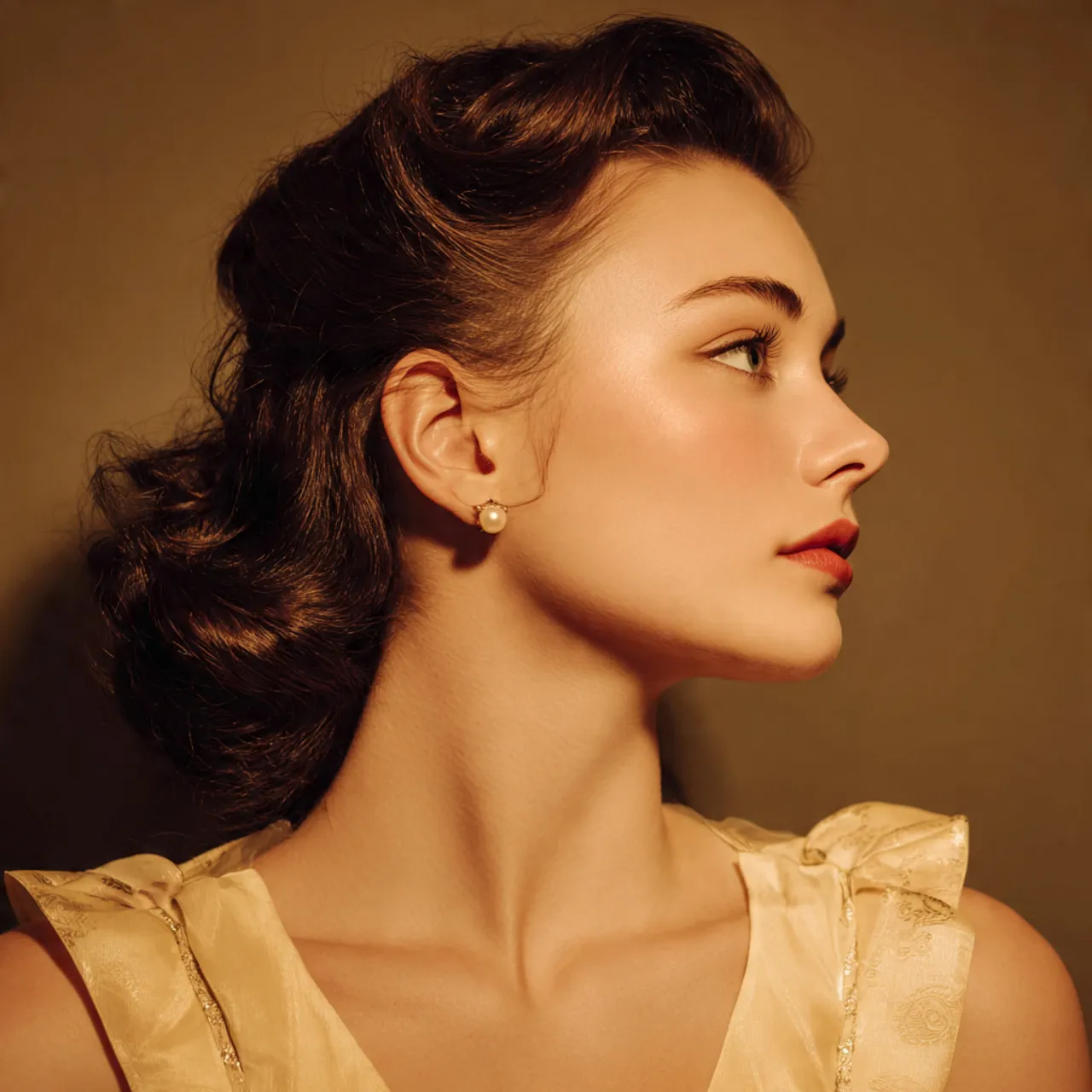 Vintage Half Up Half Down Hairstyles Ideas