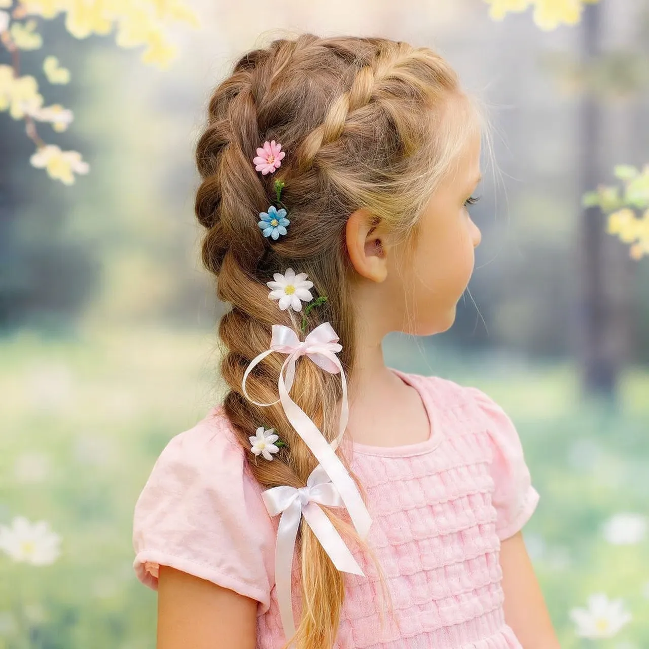Waterfall Braid Easter Ideas