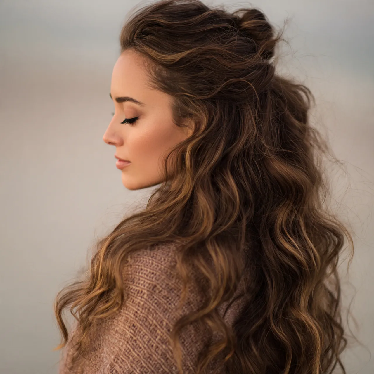 Wavy Half Up Half Down Hairstyles Ideas