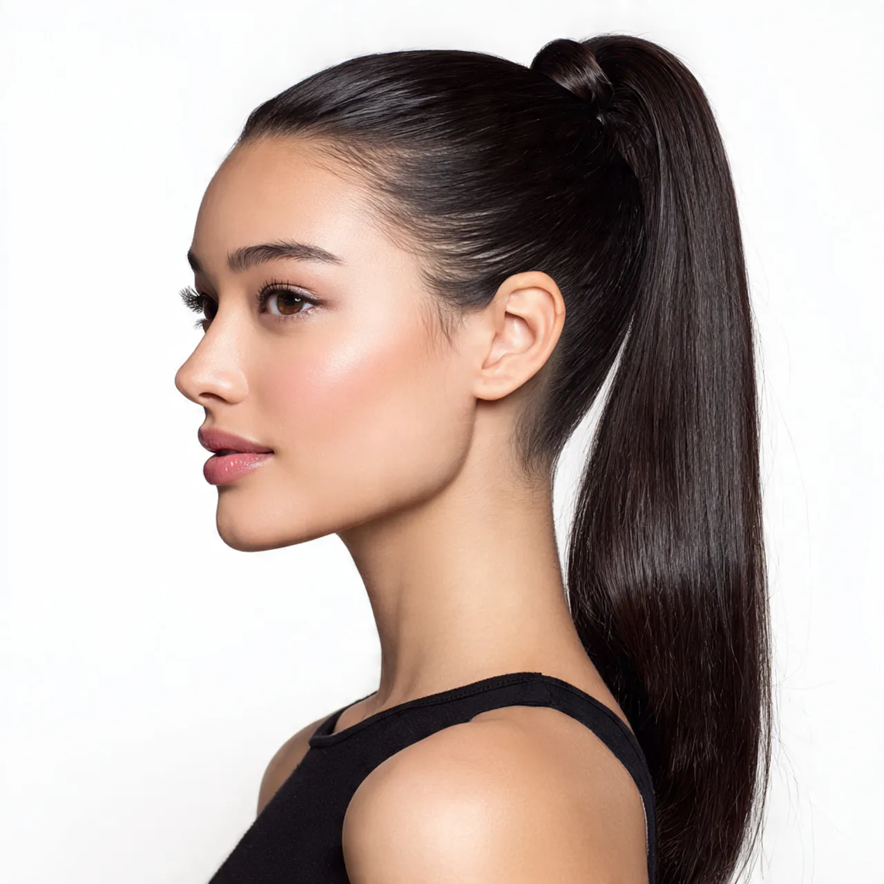 25 Trendy Easy Ponytail Hairstyles Ideas for Every Mood and Occasion 1 Classic High Ponytail Ideas