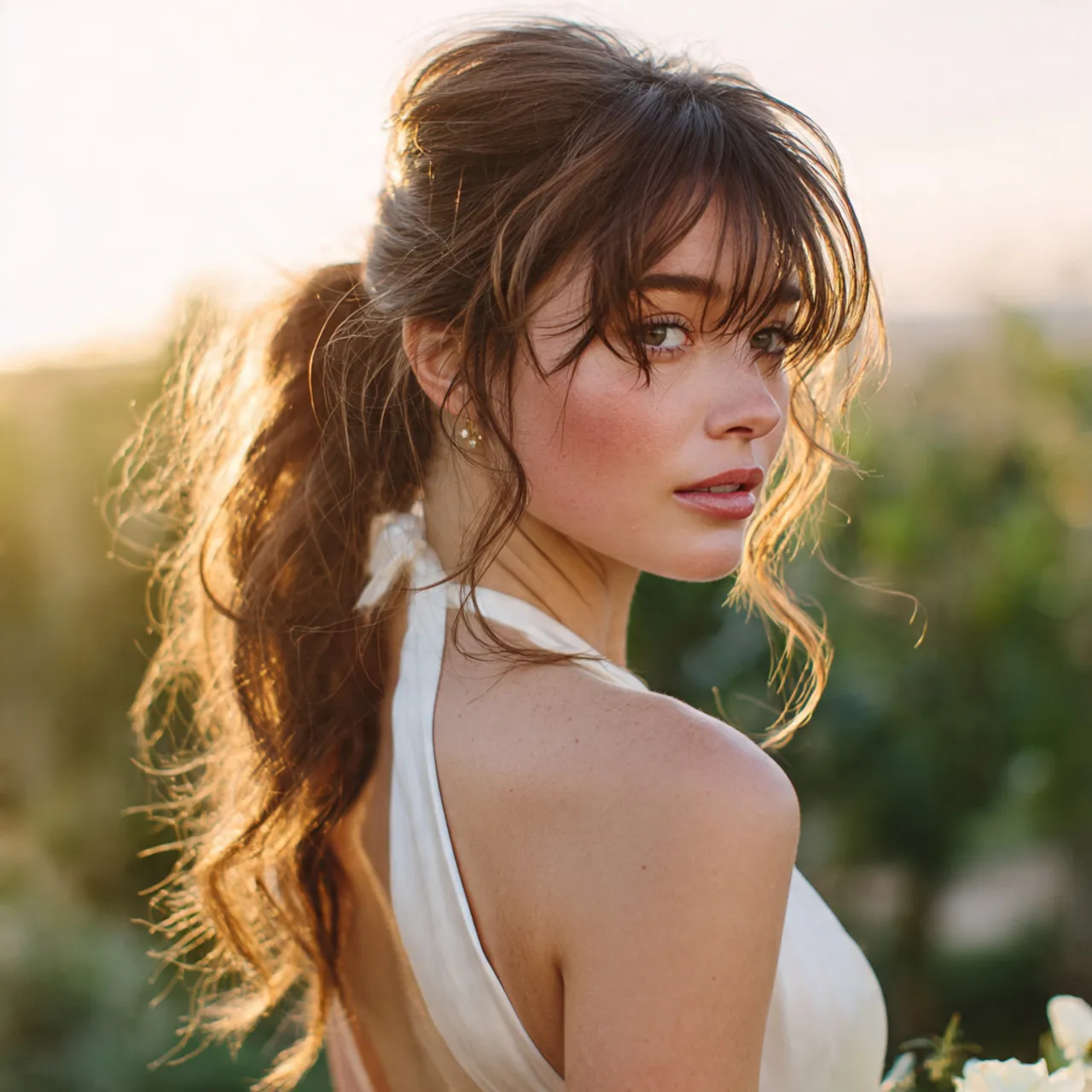 25 Trendy Easy Ponytail Hairstyles Ideas for Every Mood and Occasion 14 Loose Romantic Ponytail Ideas