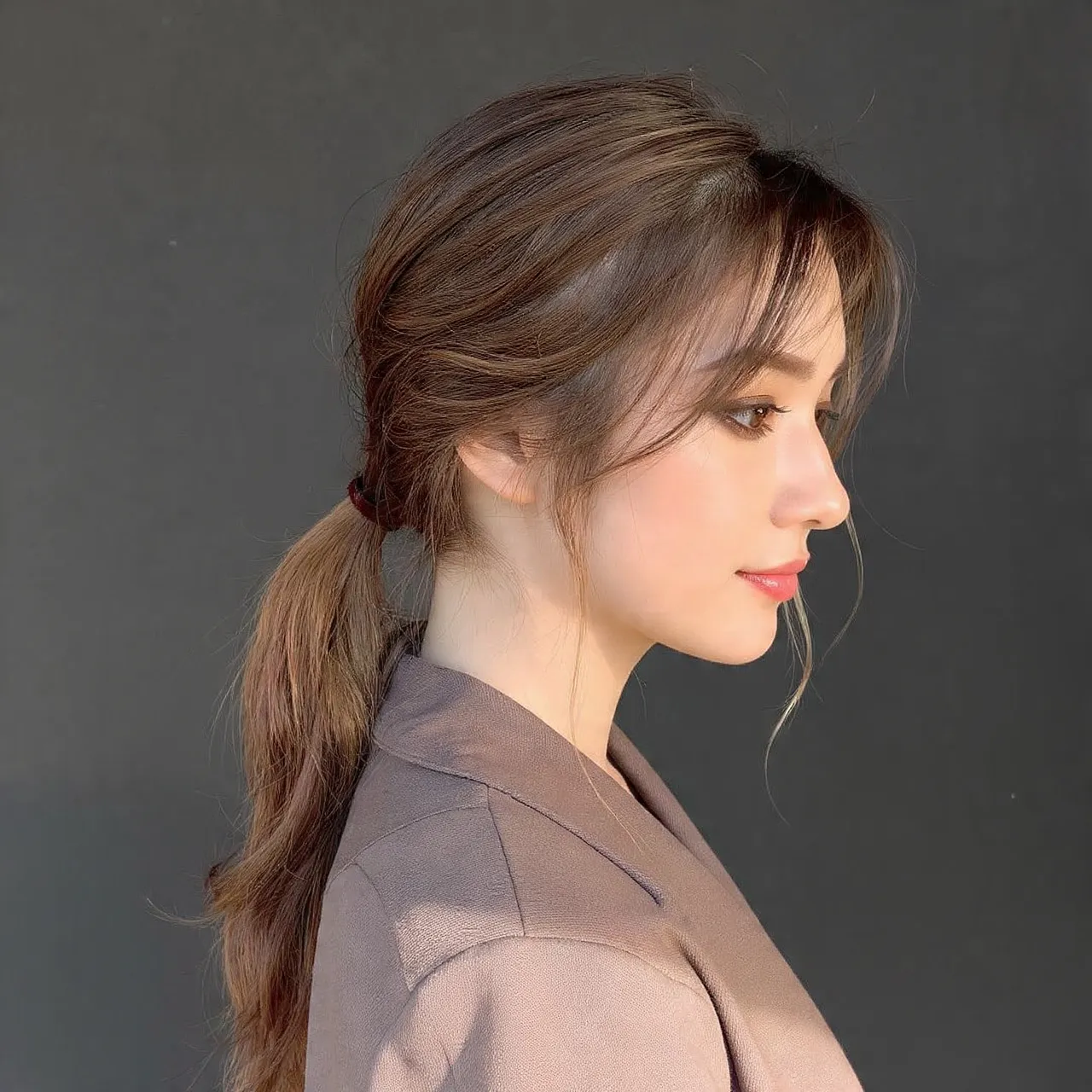 25 Messy Ponytail Hairstyles Ideas for Effortless Beauty and Style 1 Low Messy Ponytail Ideas