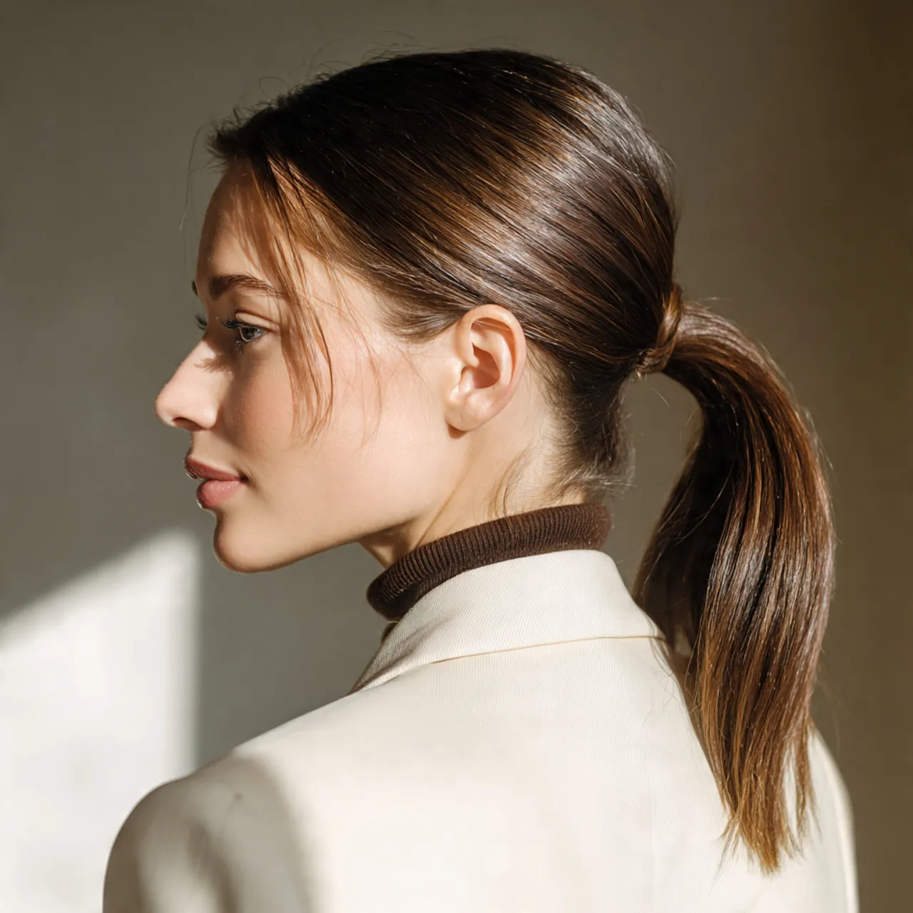 25 Trendy Easy Ponytail Hairstyles Ideas for Every Mood and Occasion 2 Low Sleek Ponytail Ideas