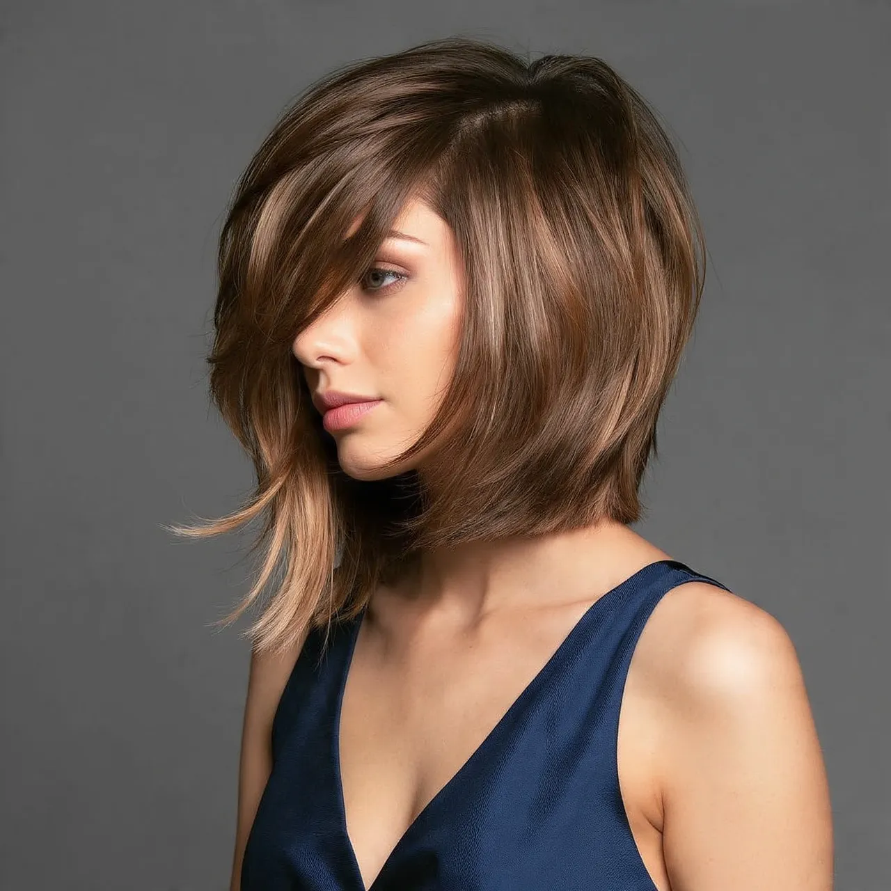 Medium Shag with Long Layers Ideas