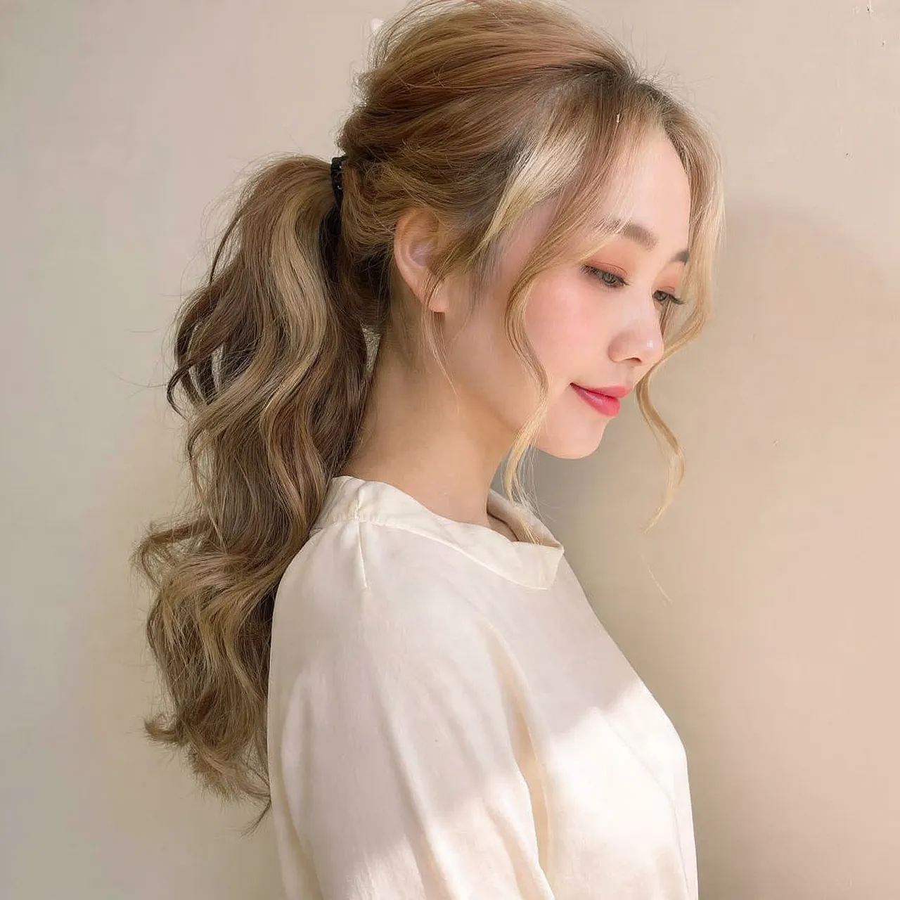 25 Messy Ponytail Hairstyles Ideas for Effortless Beauty and Style 11 Messy Ponytail with Loose Waves Ideas