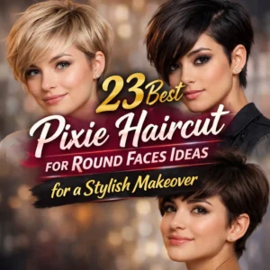 Pixie Haircut for Round Faces