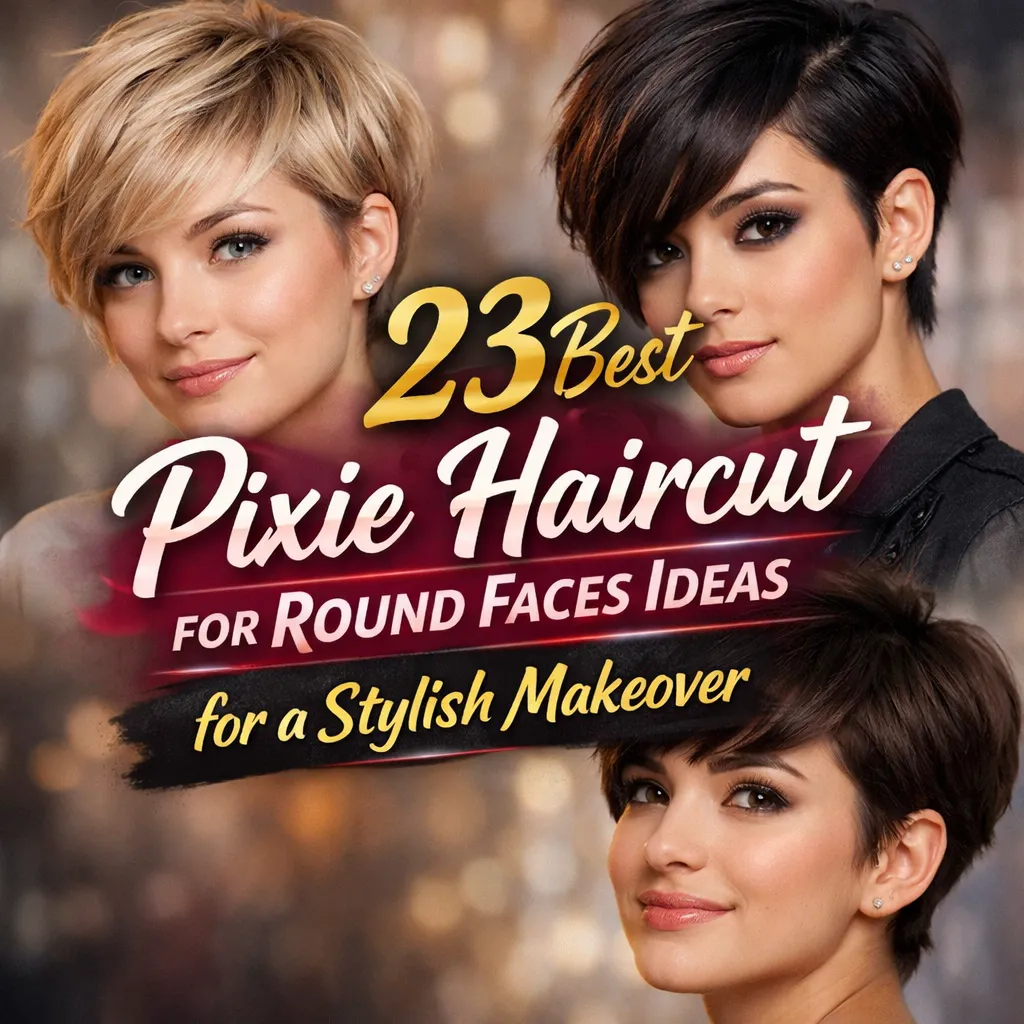 Pixie Haircut for Round Faces